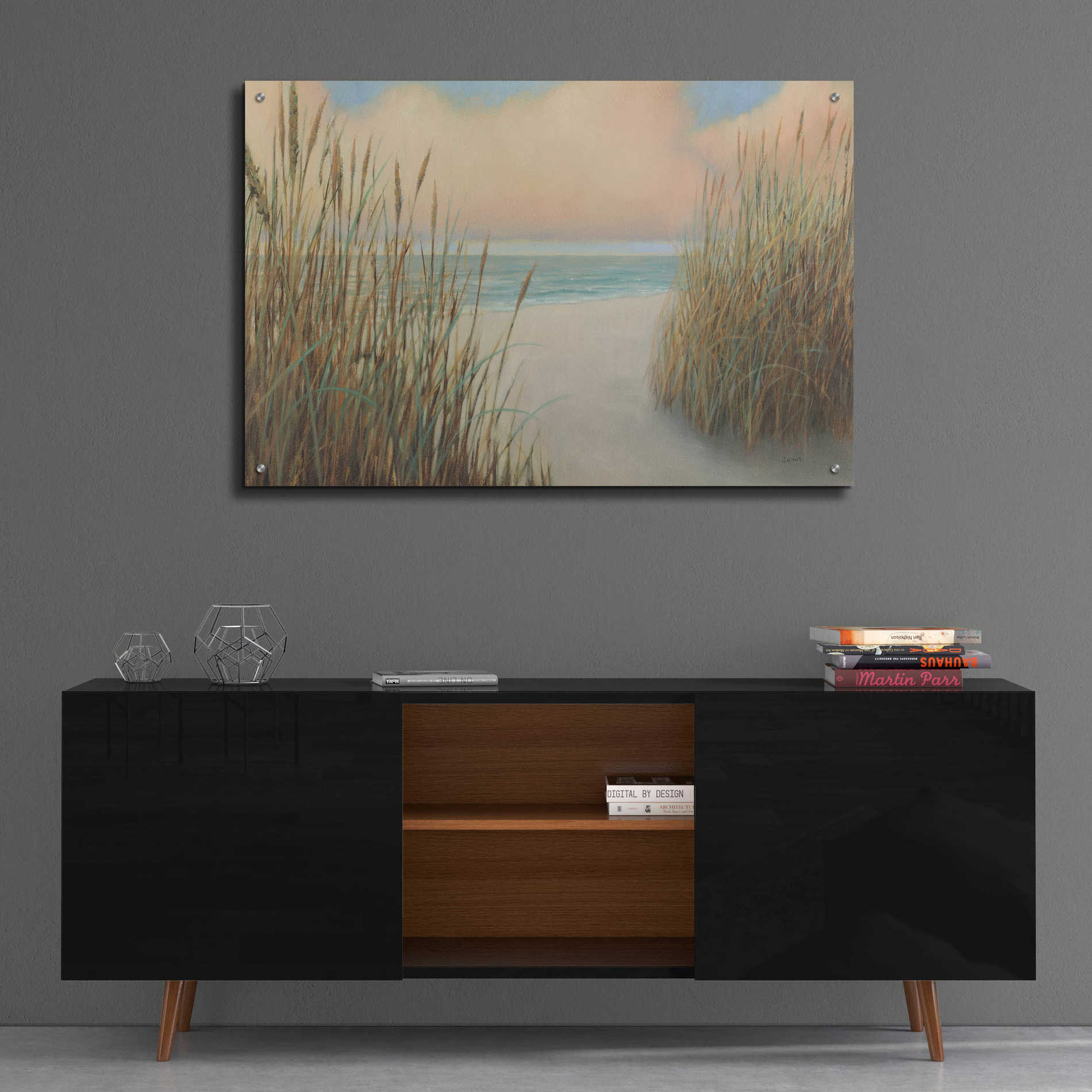 Epic Art 'Beach Trail I' by James Wiens, Acrylic Glass Wall Art,36x24