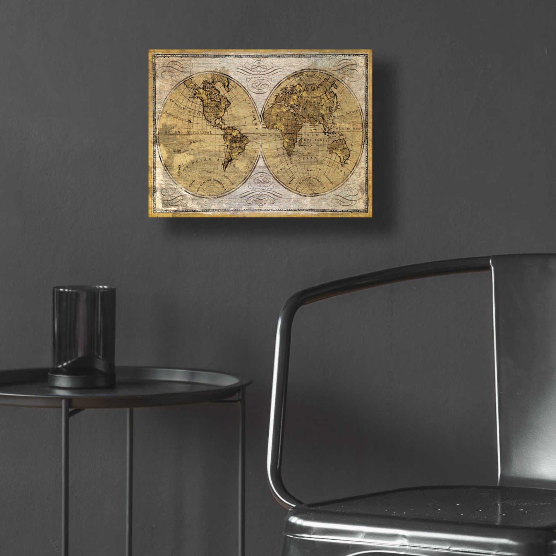 Epic Art 'Worldwide I' by James Wiens, Acrylic Glass Wall Art,16x12