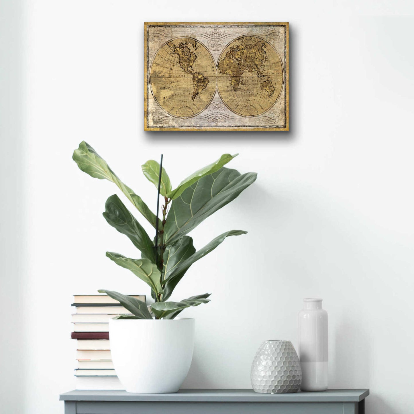 Epic Art 'Worldwide I' by James Wiens, Acrylic Glass Wall Art,16x12