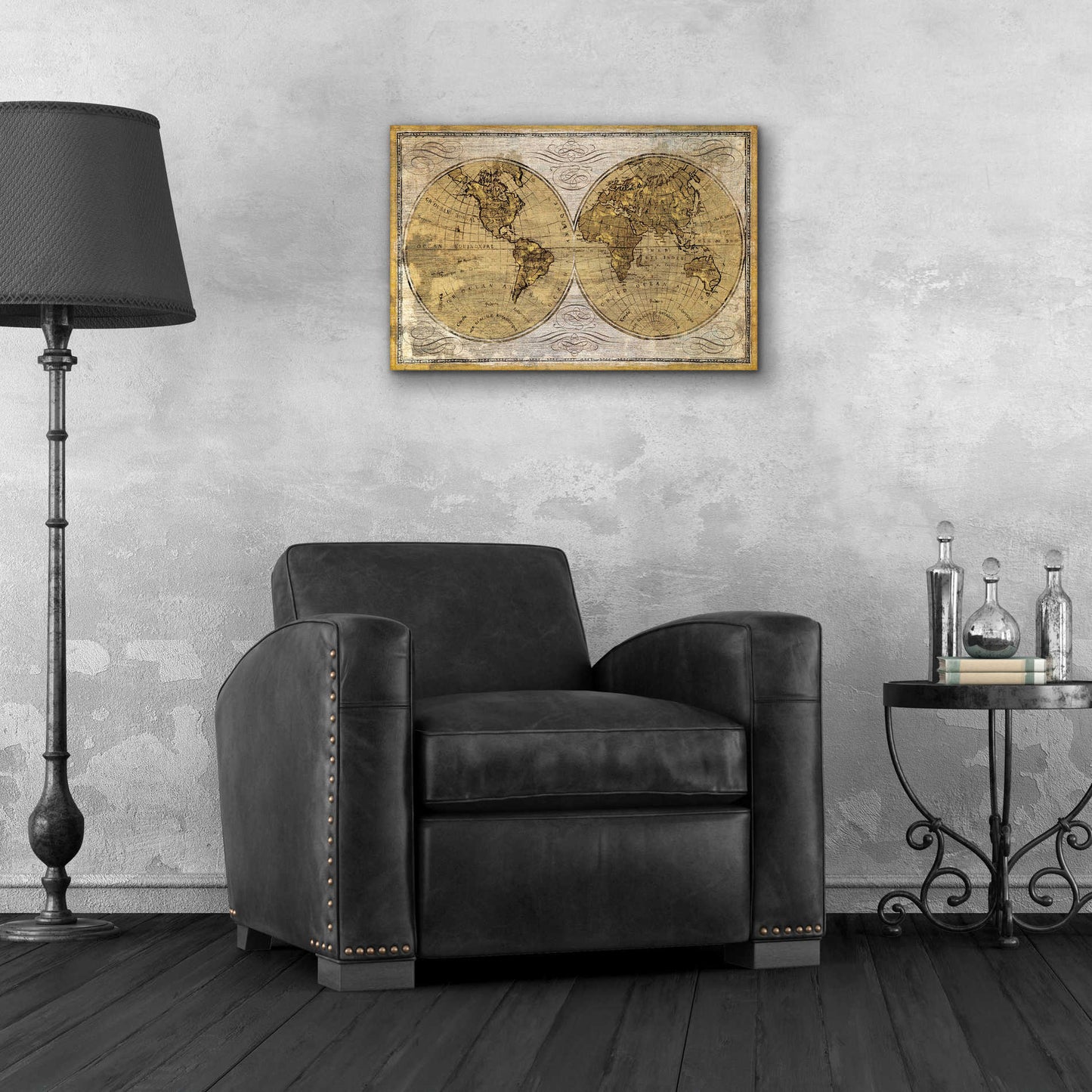 Epic Art 'Worldwide I' by James Wiens, Acrylic Glass Wall Art,24x16