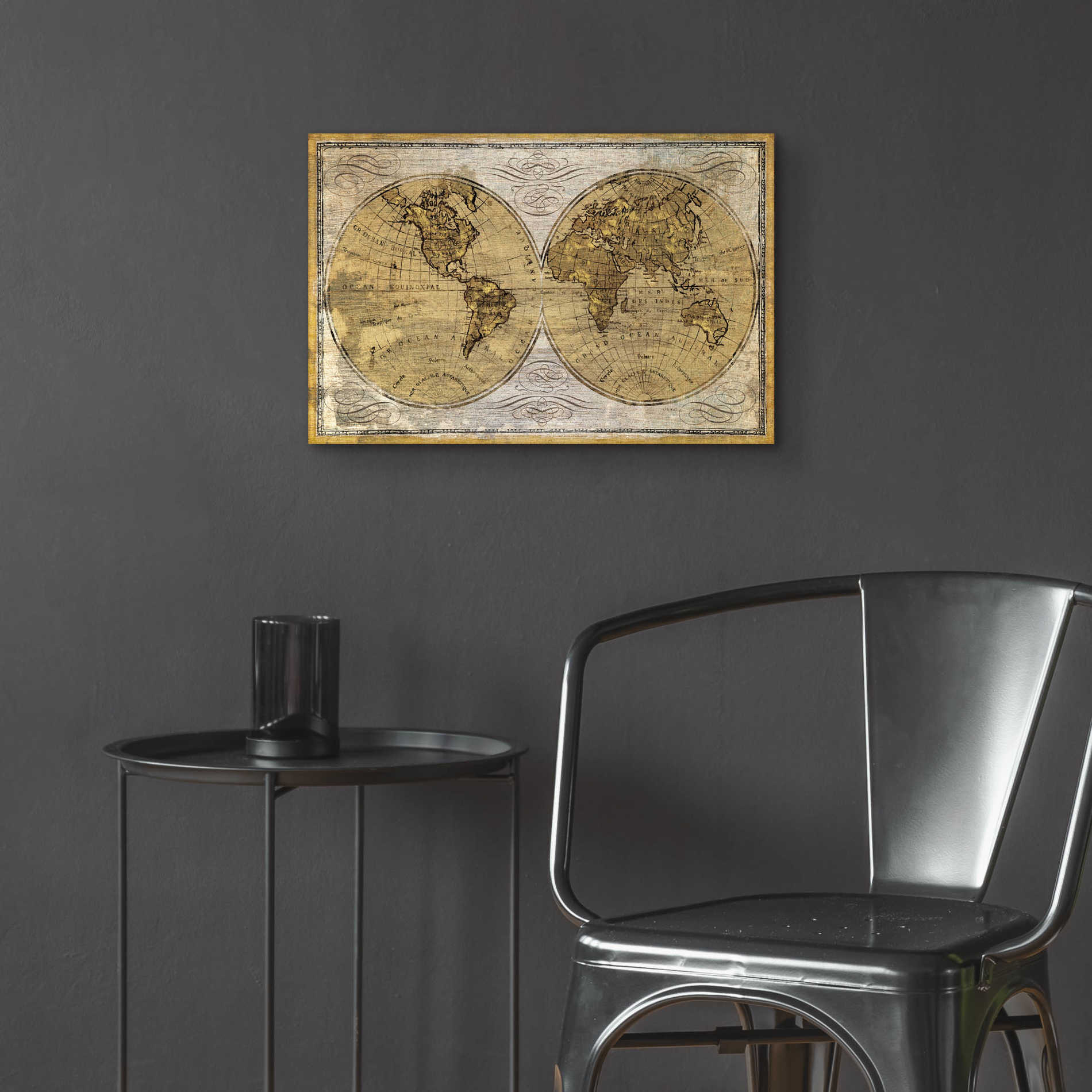 Epic Art 'Worldwide I' by James Wiens, Acrylic Glass Wall Art,24x16