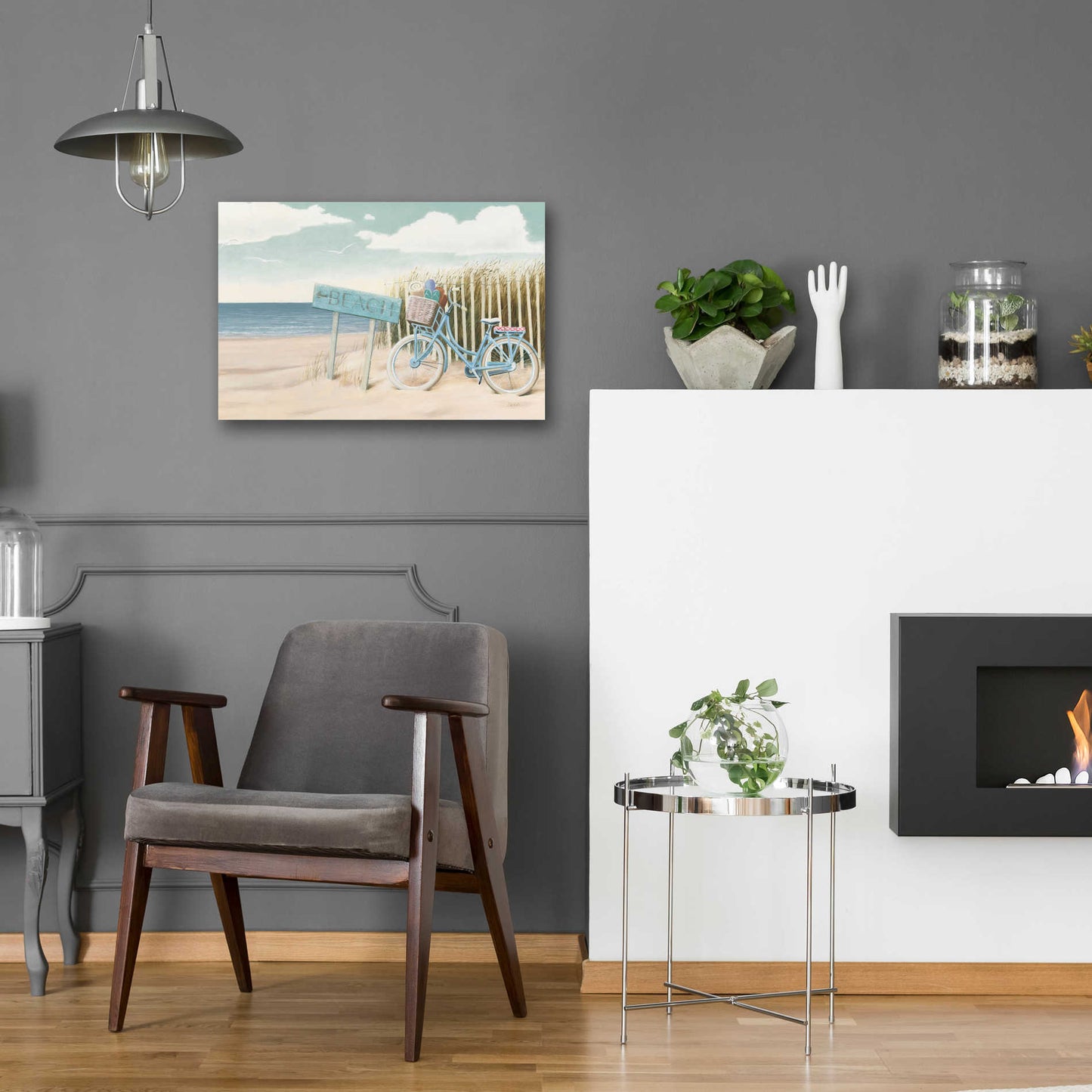 Epic Art 'Beach Cruiser II' by James Wiens, Acrylic Glass Wall Art,24x16
