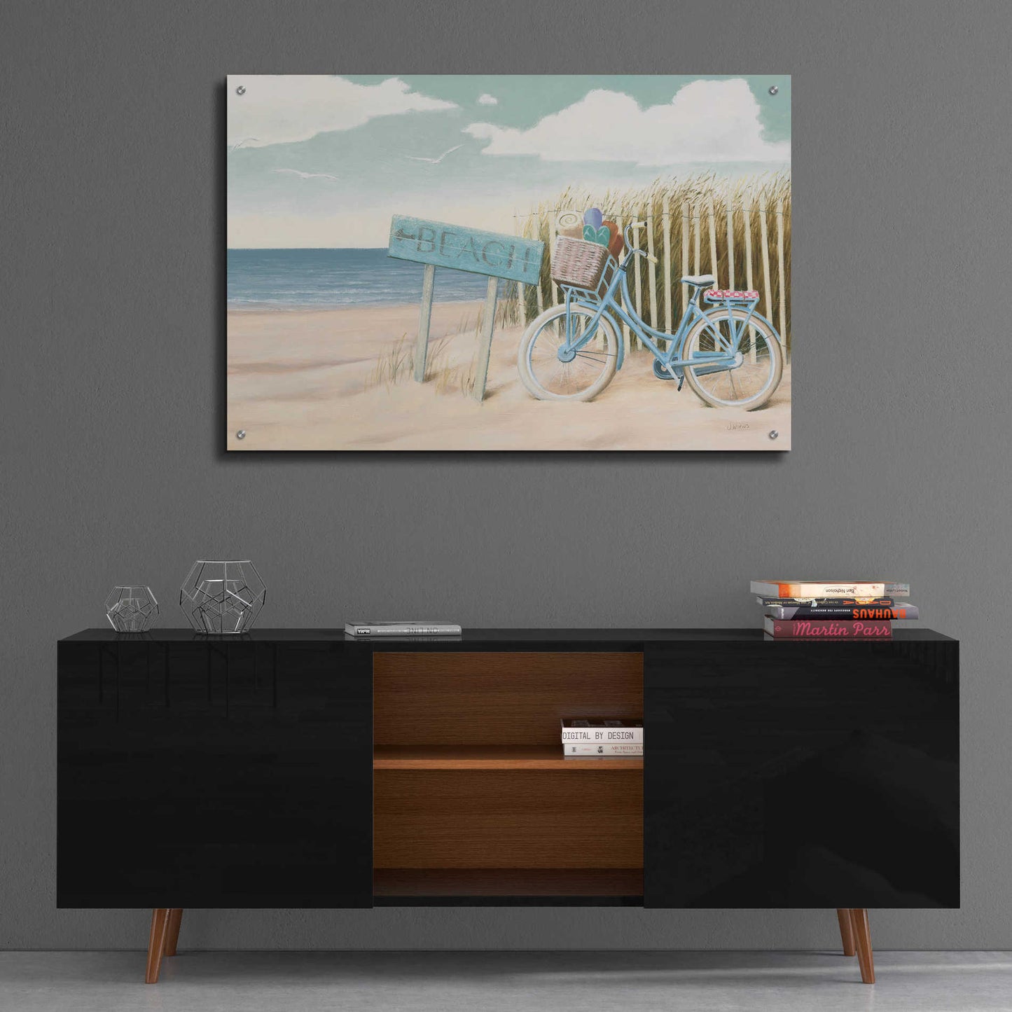 Epic Art 'Beach Cruiser II' by James Wiens, Acrylic Glass Wall Art,36x24
