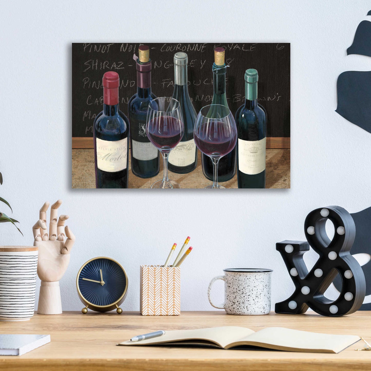 Epic Art 'Wine Spirit I' by James Wiens, Acrylic Glass Wall Art,16x12