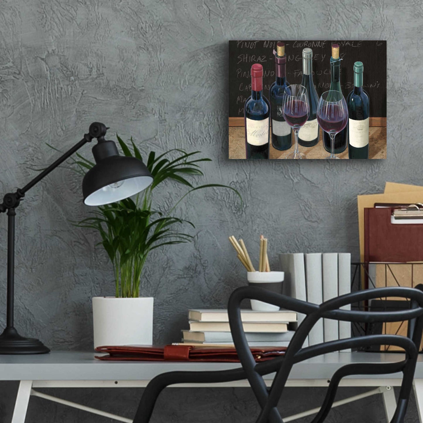 Epic Art 'Wine Spirit I' by James Wiens, Acrylic Glass Wall Art,16x12