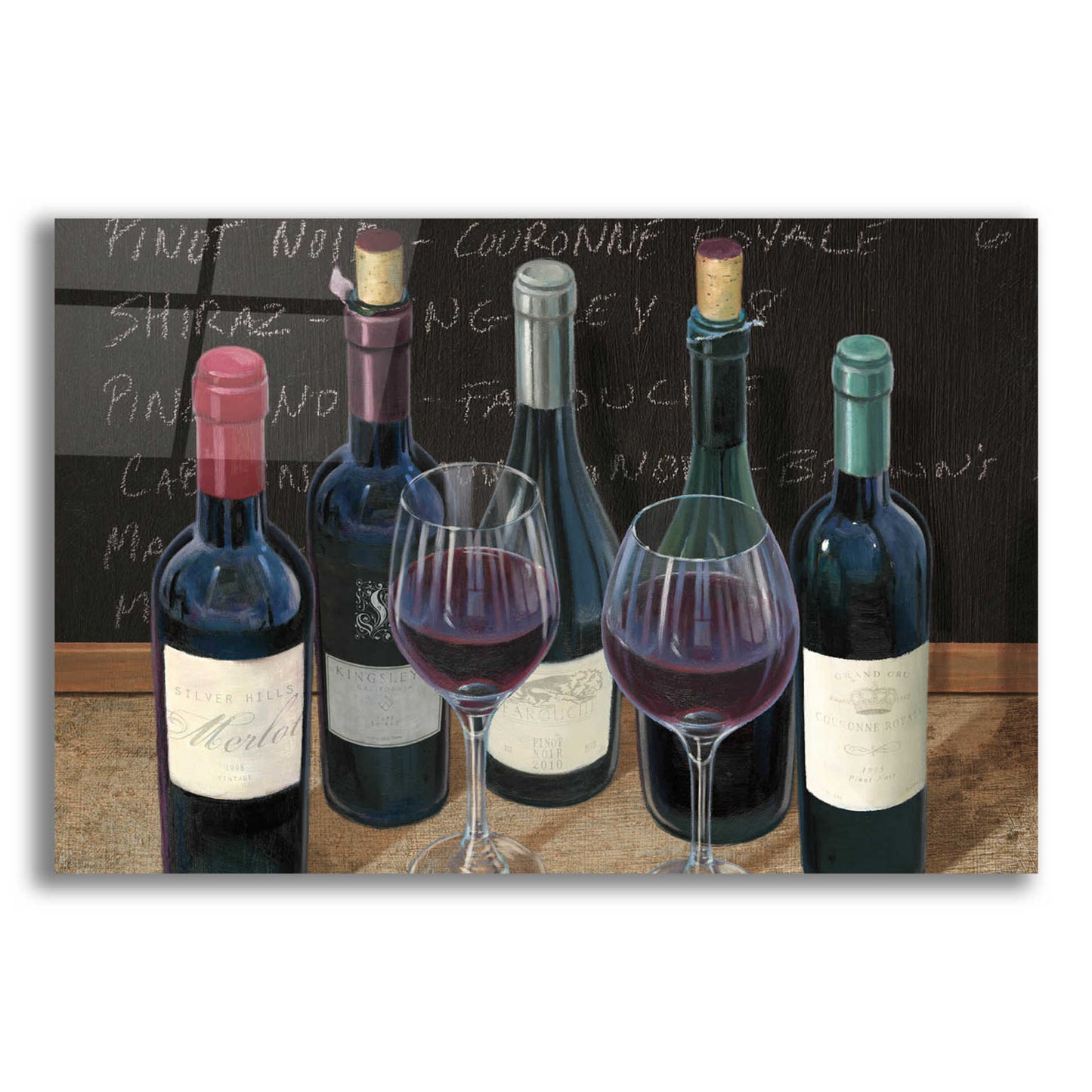 Epic Art 'Wine Spirit I' by James Wiens, Acrylic Glass Wall Art,24x16