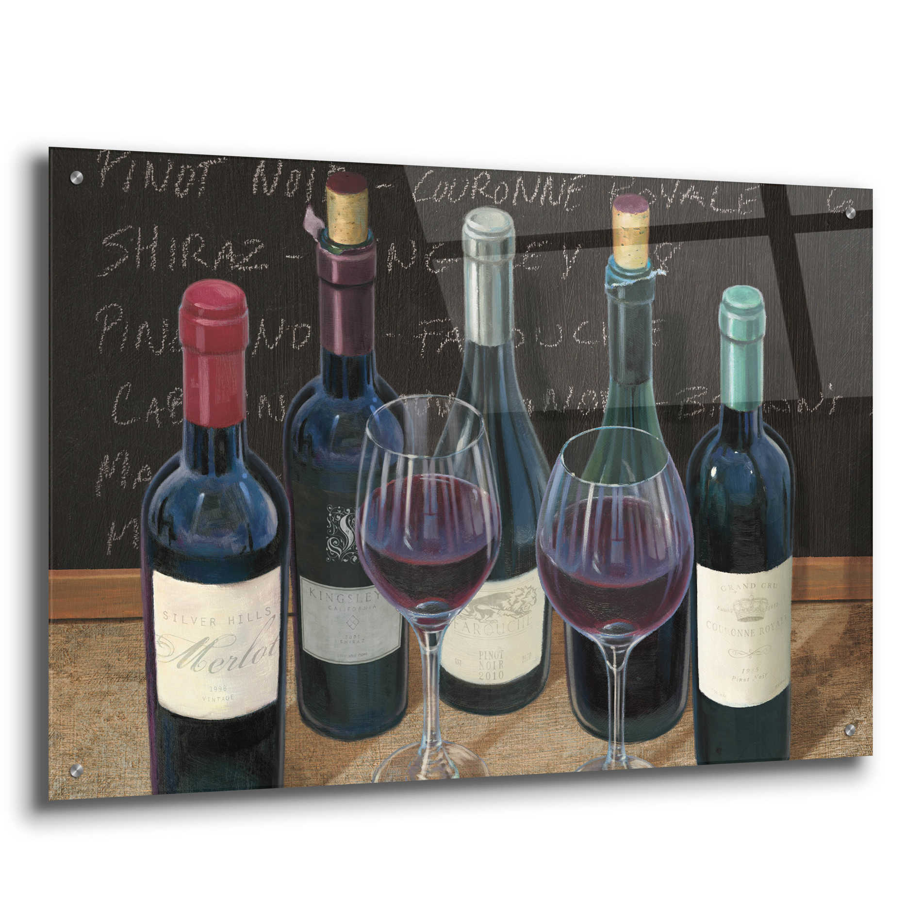 Epic Art 'Wine Spirit I' by James Wiens, Acrylic Glass Wall Art,36x24