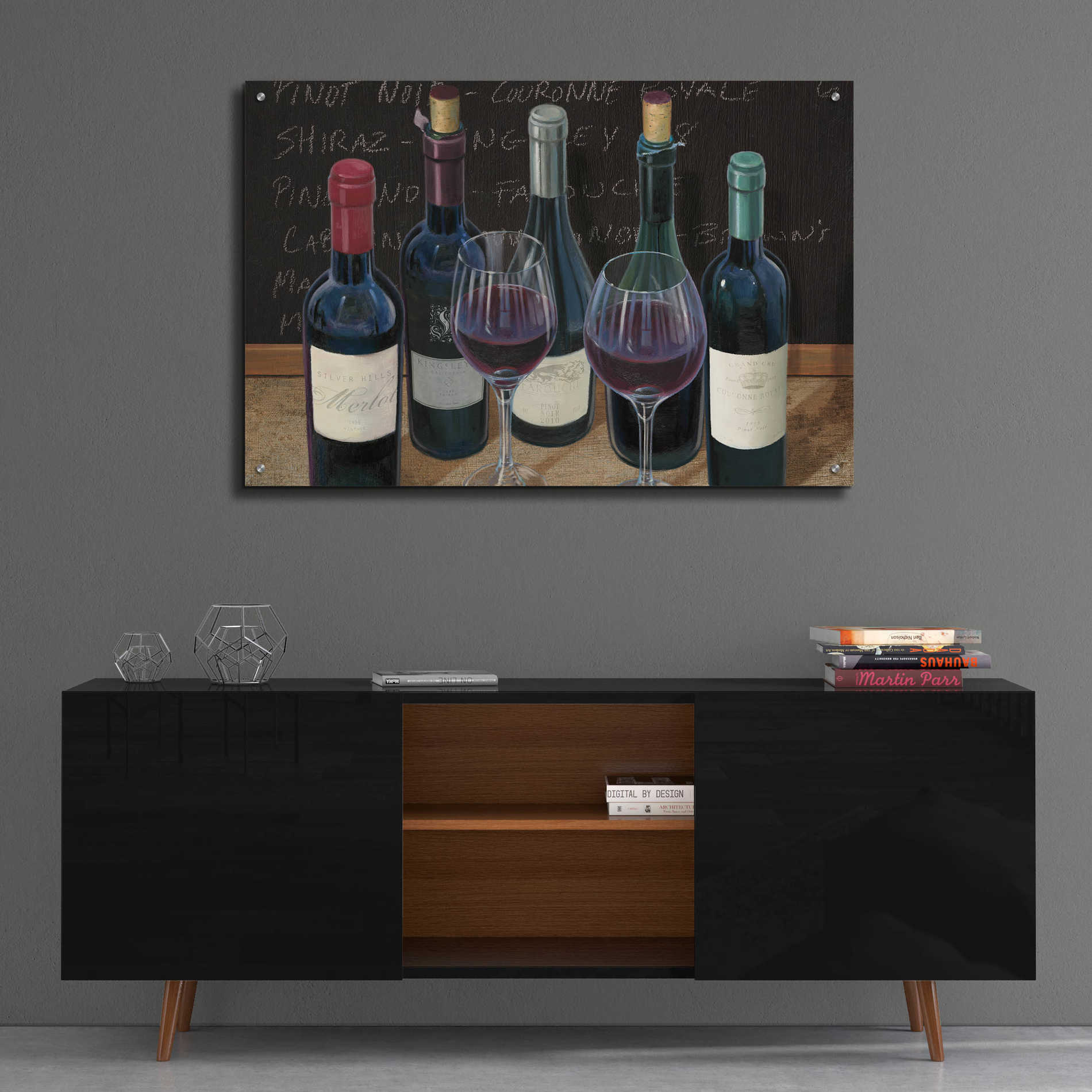 Epic Art 'Wine Spirit I' by James Wiens, Acrylic Glass Wall Art,36x24