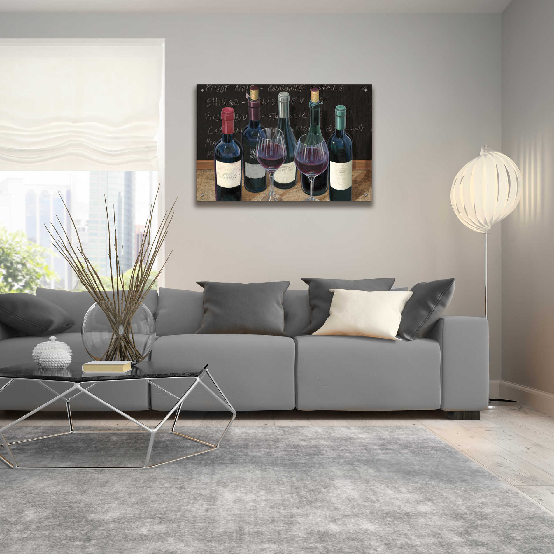 Epic Art 'Wine Spirit I' by James Wiens, Acrylic Glass Wall Art,36x24