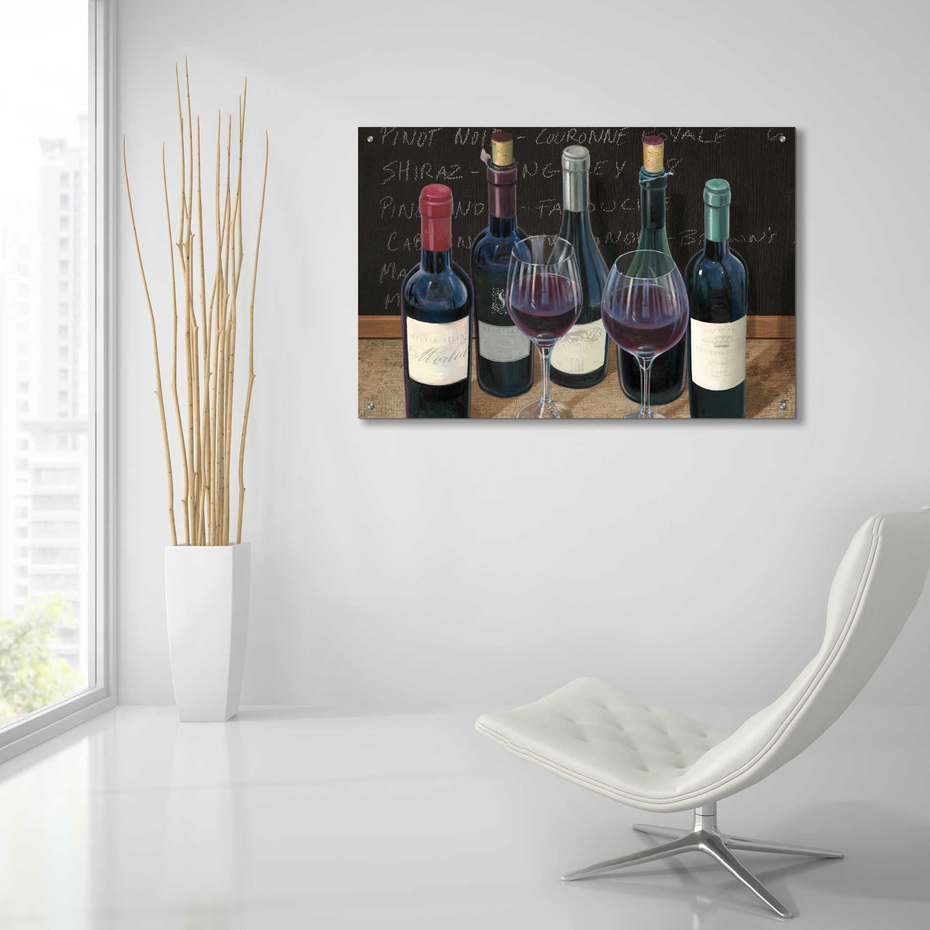 Epic Art 'Wine Spirit I' by James Wiens, Acrylic Glass Wall Art,36x24