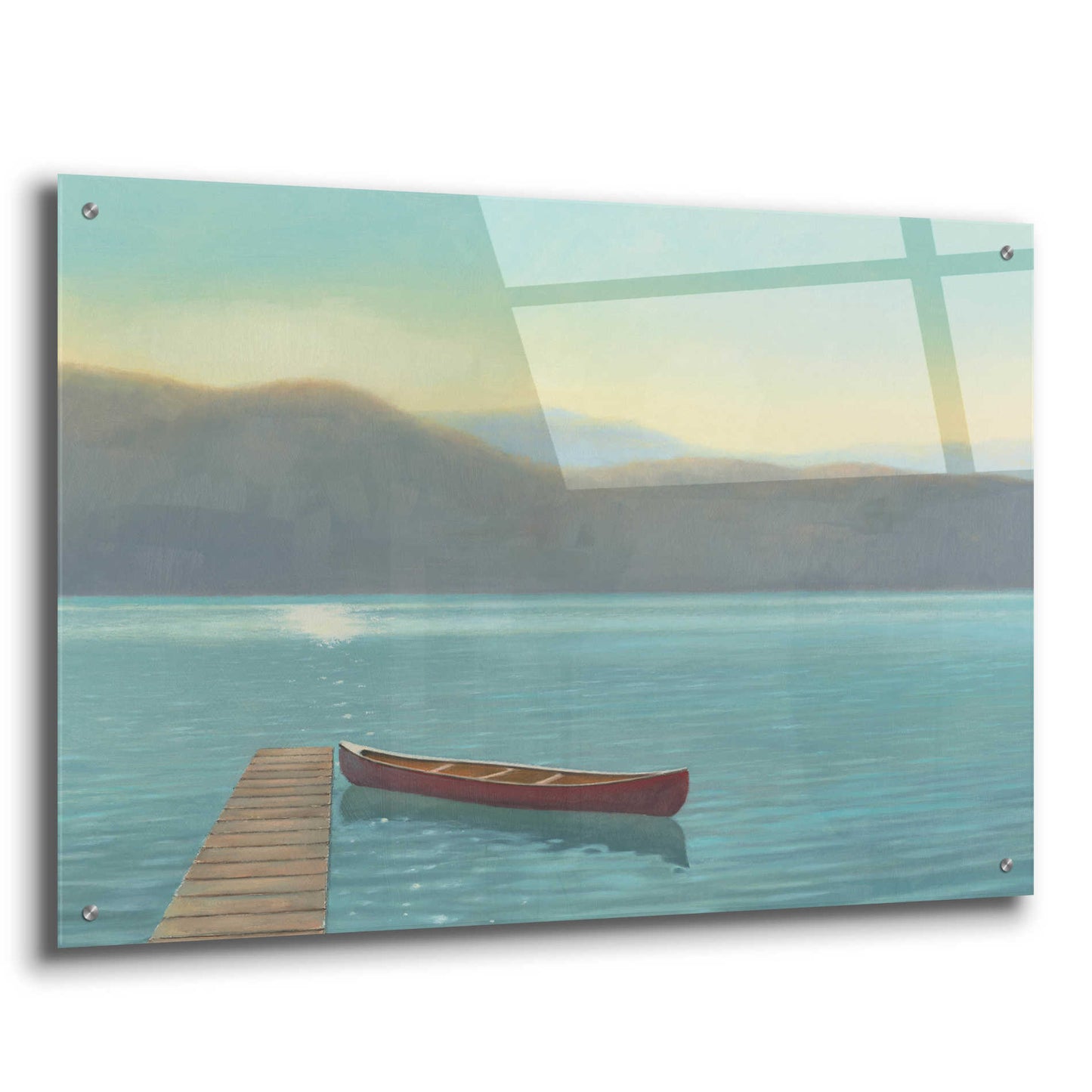 Epic Art 'Zen Canoe II' by James Wiens, Acrylic Glass Wall Art,36x24