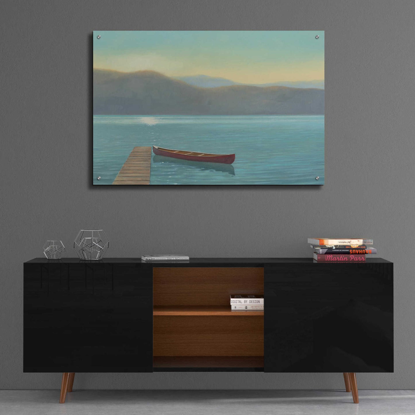 Epic Art 'Zen Canoe II' by James Wiens, Acrylic Glass Wall Art,36x24