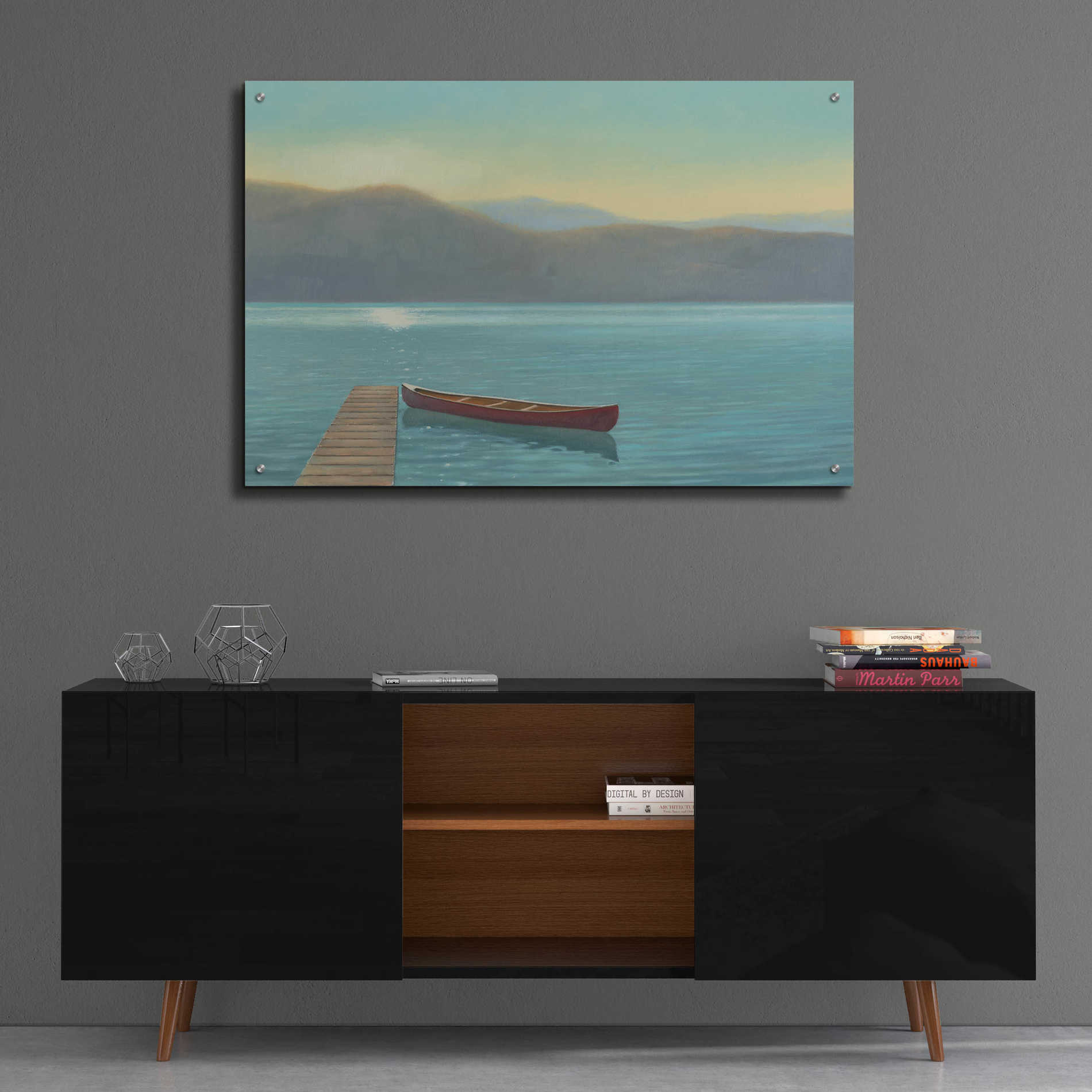 Epic Art 'Zen Canoe II' by James Wiens, Acrylic Glass Wall Art,36x24