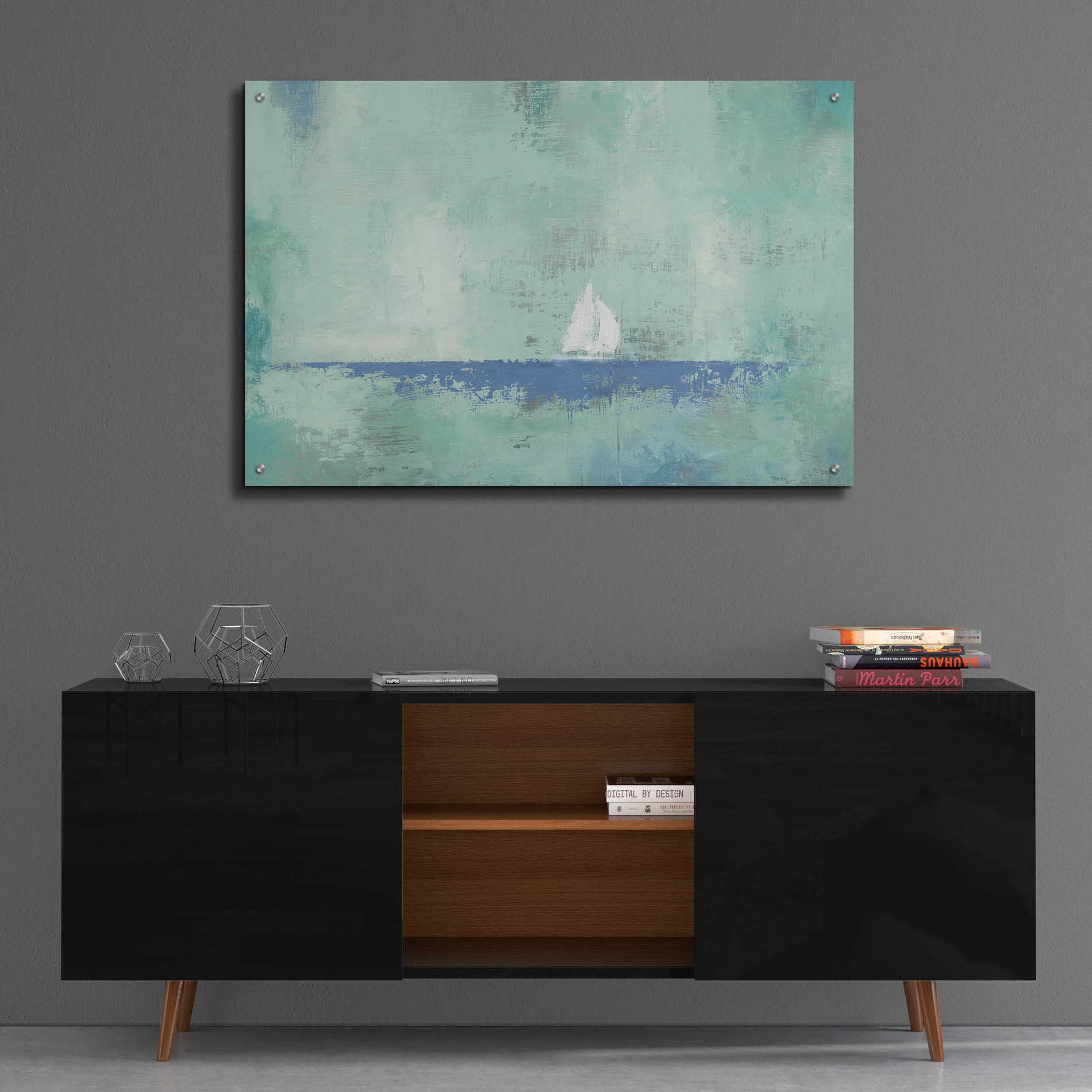 Epic Art 'Sailboat Dream' by James Wiens, Acrylic Glass Wall Art,36x24