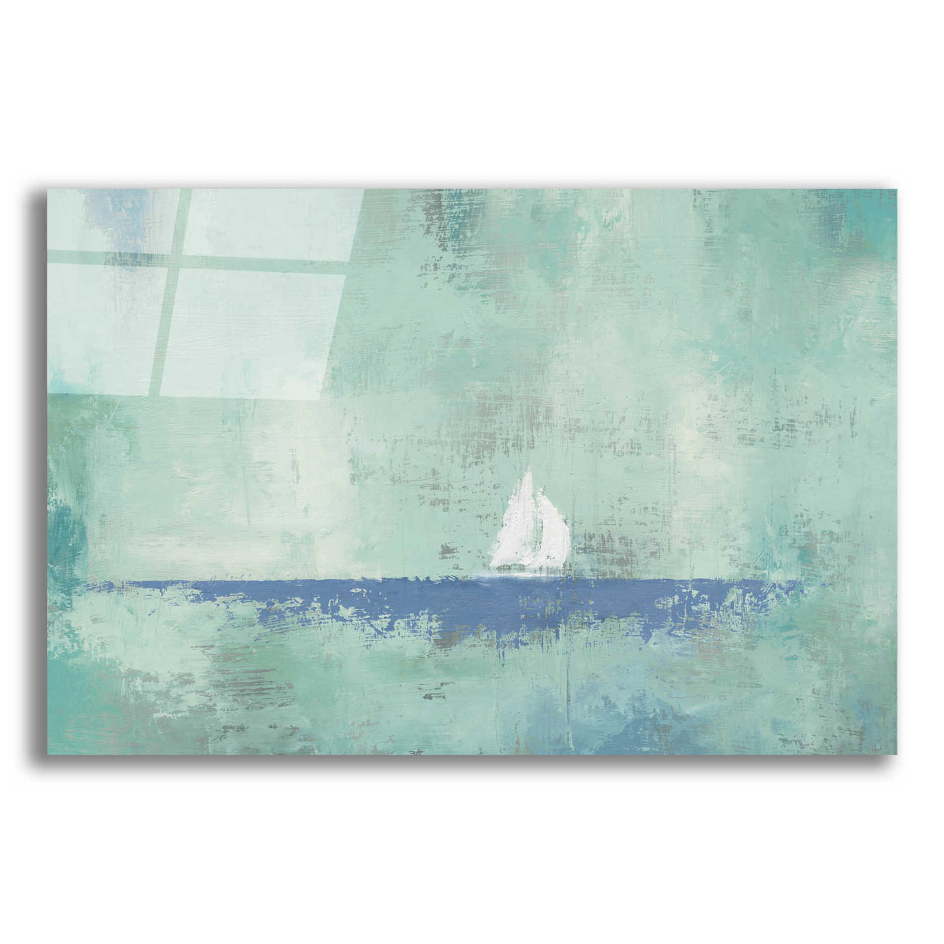 Epic Art 'Sailboat Dream' by James Wiens, Acrylic Glass Wall Art,18x12x1.1x0,26x18x1.1x0,40x26x1.74x0,60x40x1.74x0
