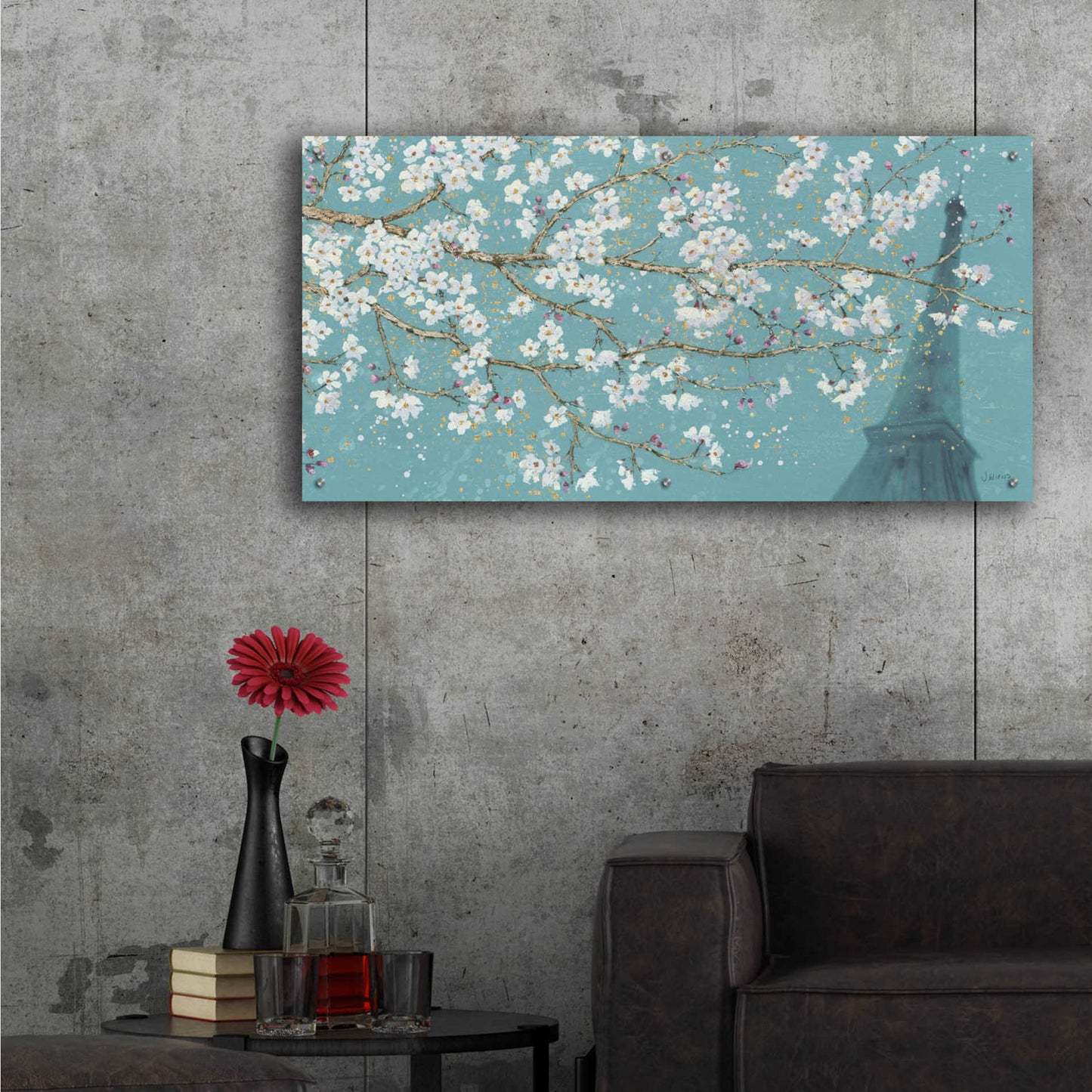 Epic Art 'April Breeze II' by James Wiens, Acrylic Glass Wall Art,48x24