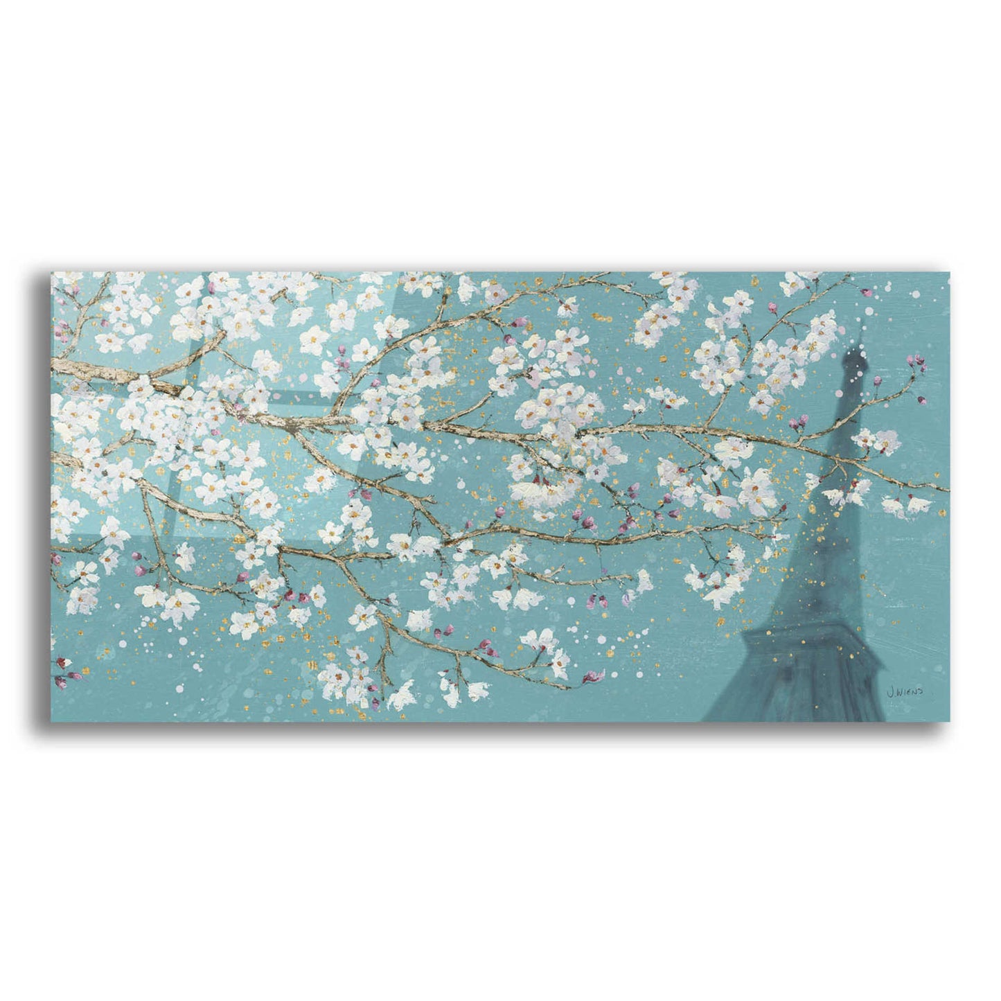 Epic Art 'April Breeze II' by James Wiens, Acrylic Glass Wall Art,24x12x1.1x0,40x20x1.74x0,60x30x1.74x0