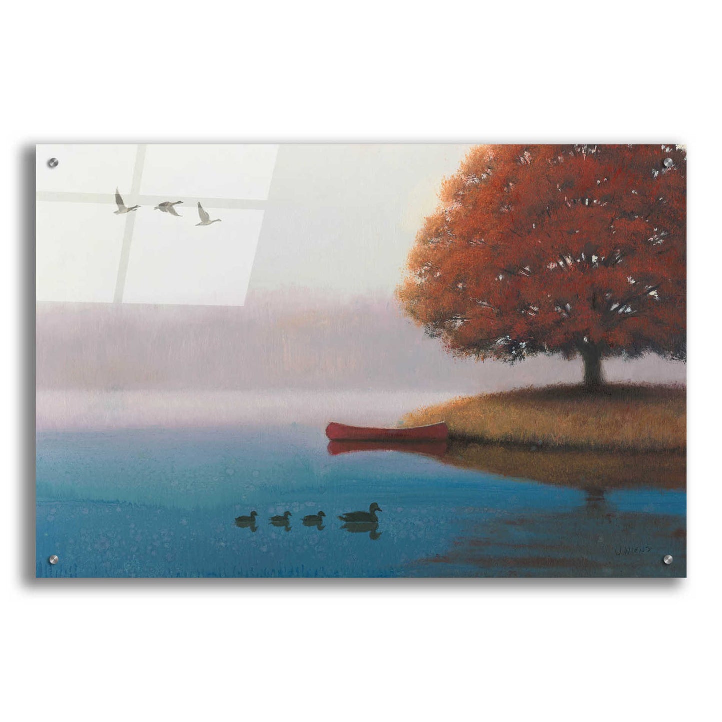 Epic Art 'Early in the Morning' by James Wiens, Acrylic Glass Wall Art,36x24