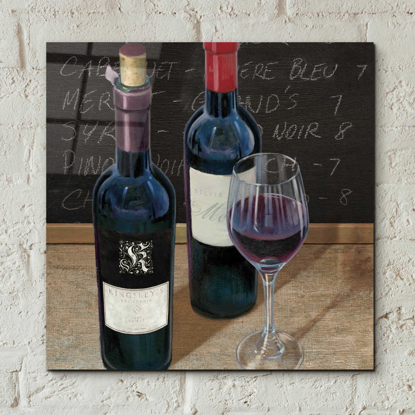 Epic Art 'Wine Spirit II' by James Wiens, Acrylic Glass Wall Art,12x12