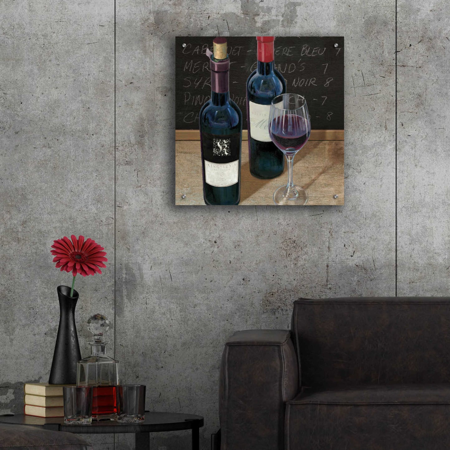 Epic Art 'Wine Spirit II' by James Wiens, Acrylic Glass Wall Art,24x24