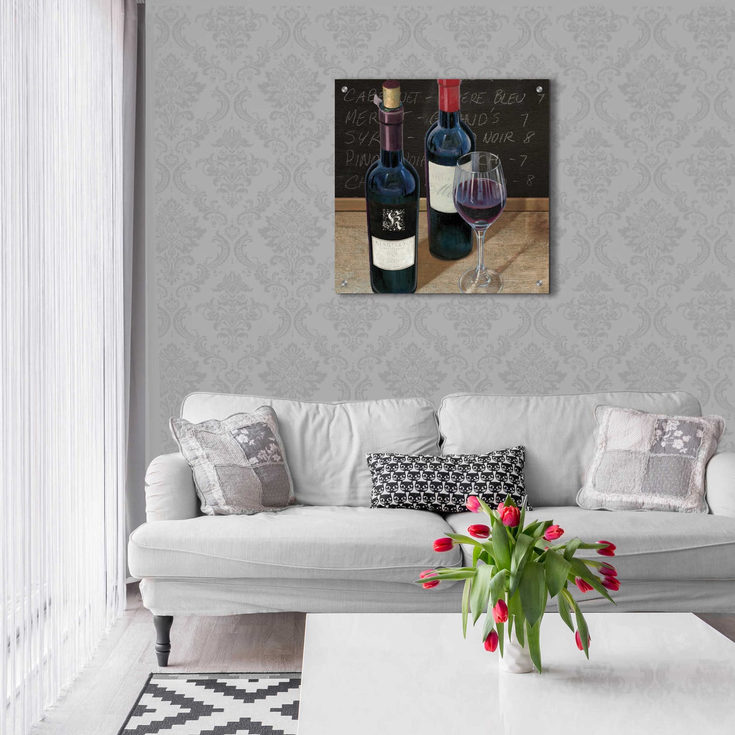 Epic Art 'Wine Spirit II' by James Wiens, Acrylic Glass Wall Art,24x24