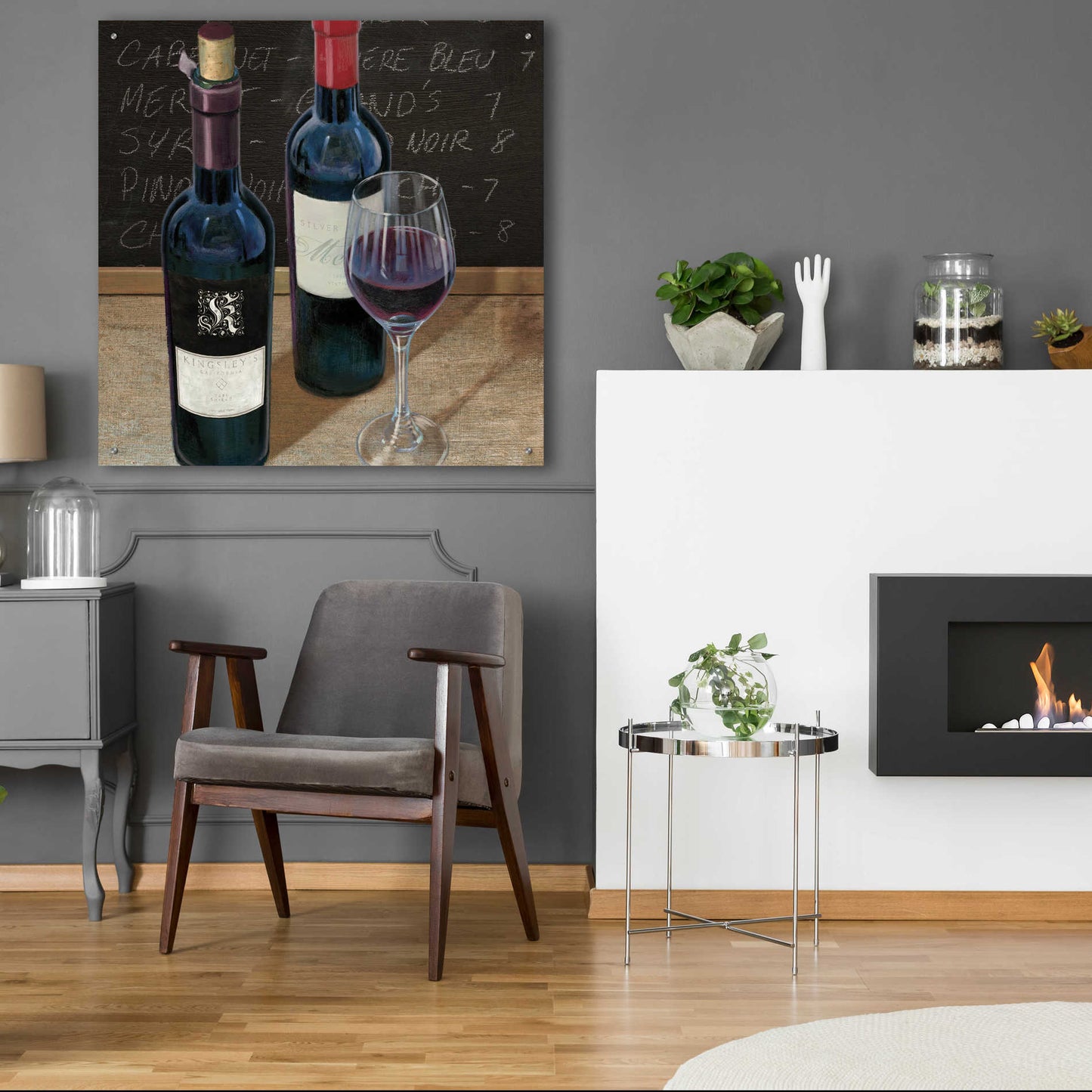 Epic Art 'Wine Spirit II' by James Wiens, Acrylic Glass Wall Art,36x36