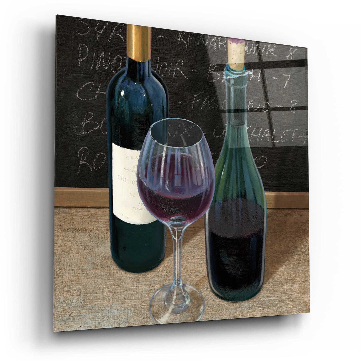Epic Art 'Wine Spirit III' by James Wiens, Acrylic Glass Wall Art,12x12