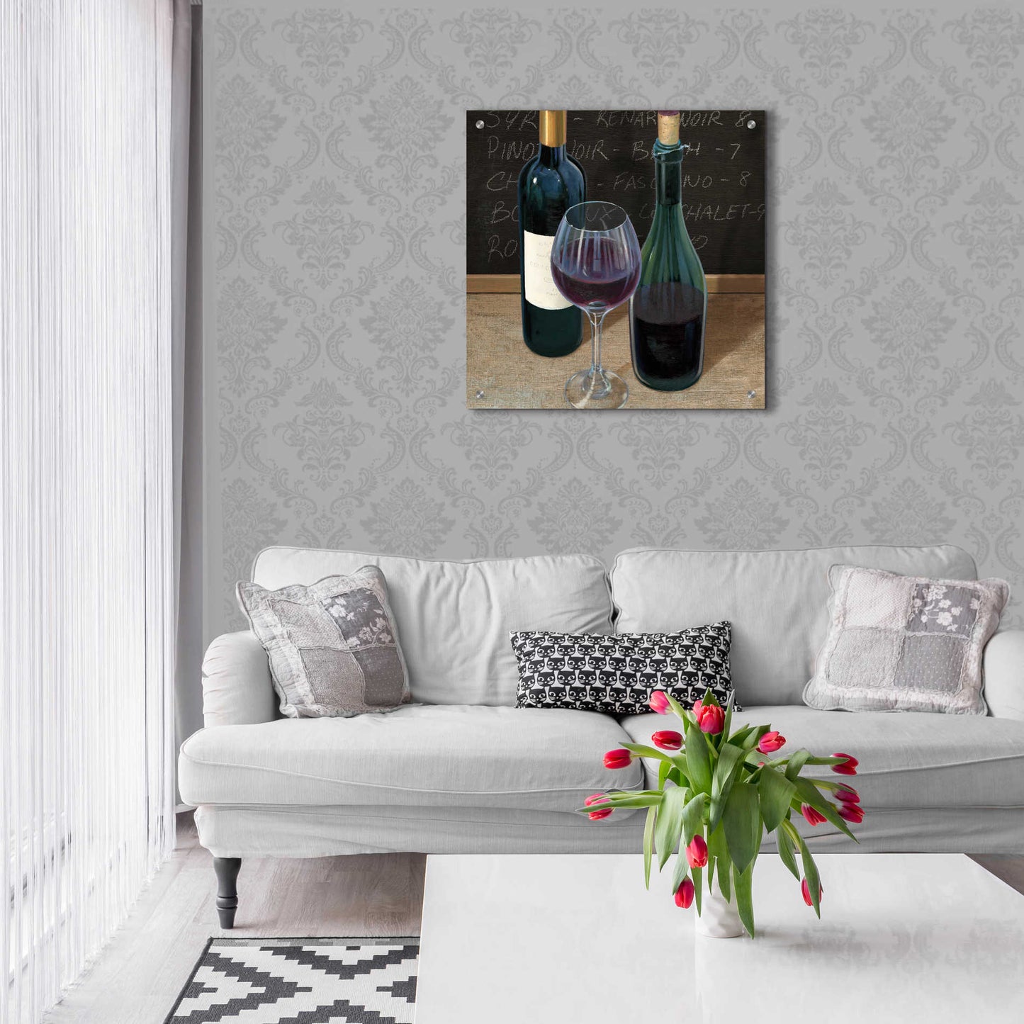 Epic Art 'Wine Spirit III' by James Wiens, Acrylic Glass Wall Art,24x24