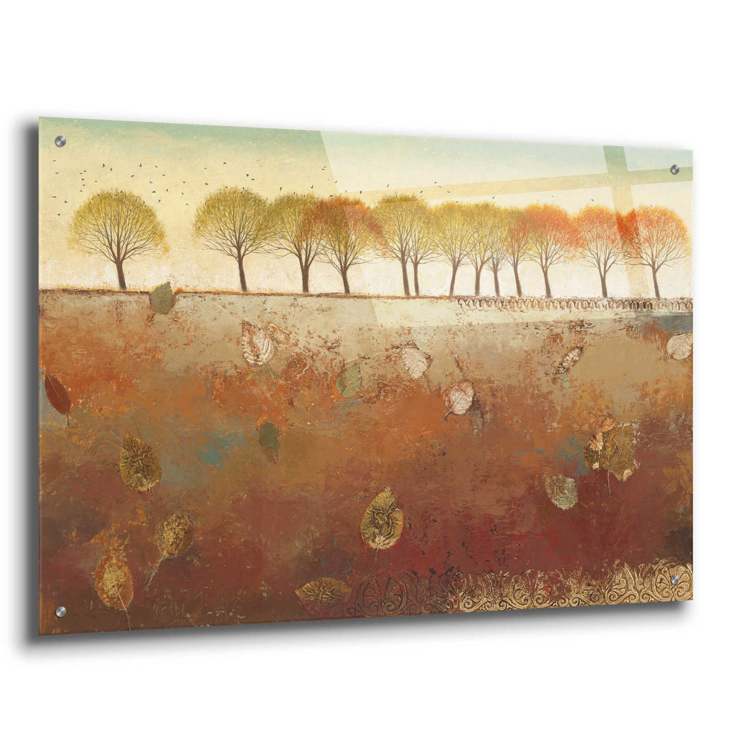 Epic Art 'Field and Forest' by James Wiens, Acrylic Glass Wall Art,36x24