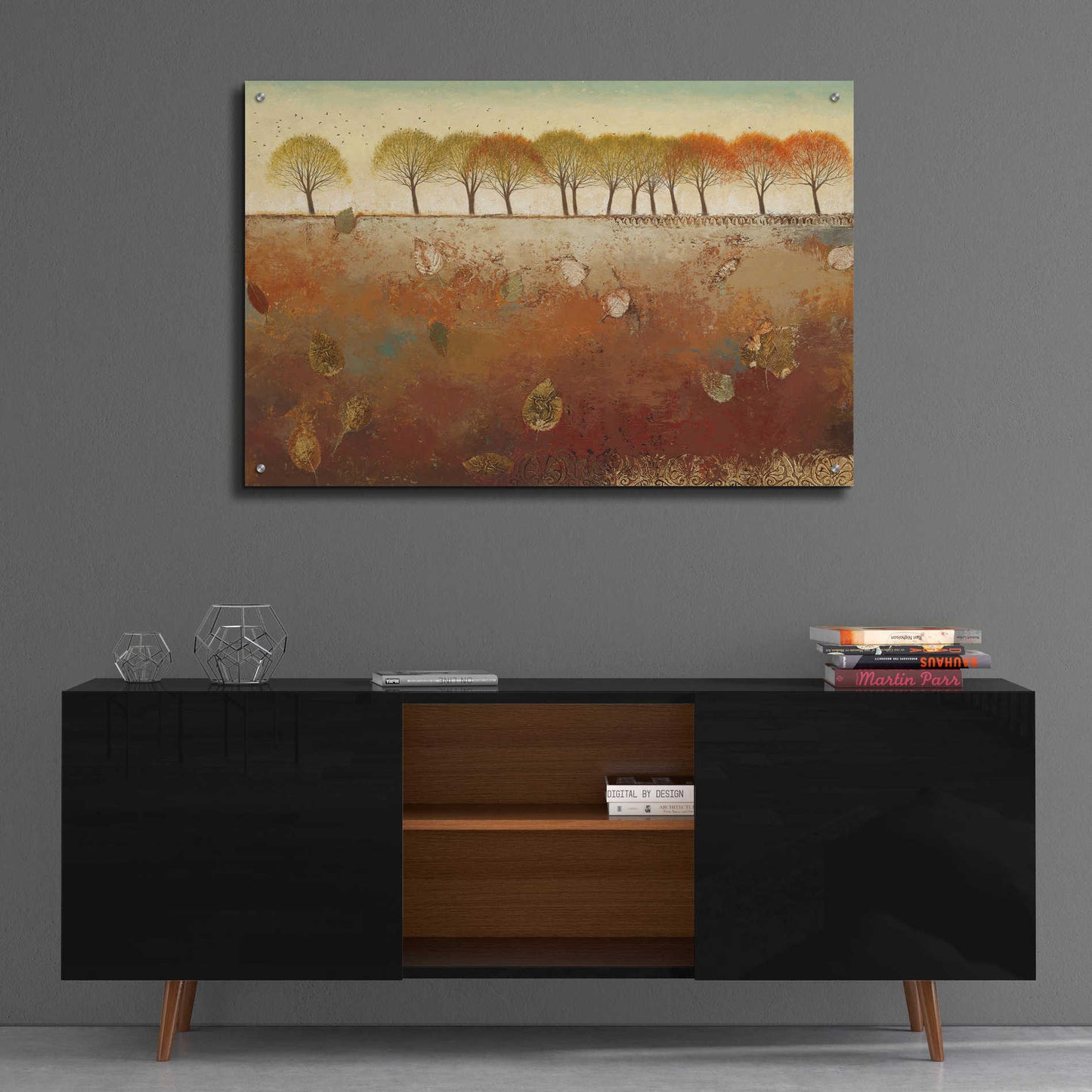 Epic Art 'Field and Forest' by James Wiens, Acrylic Glass Wall Art,36x24