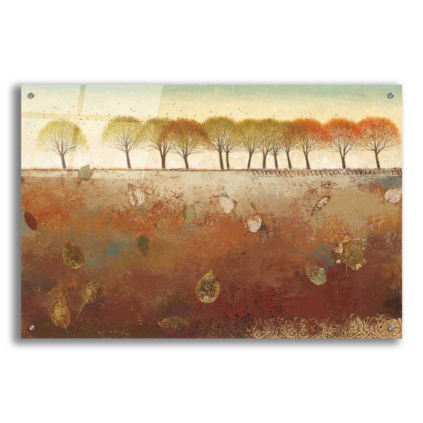 Epic Art 'Field and Forest' by James Wiens, Acrylic Glass Wall Art,36x24