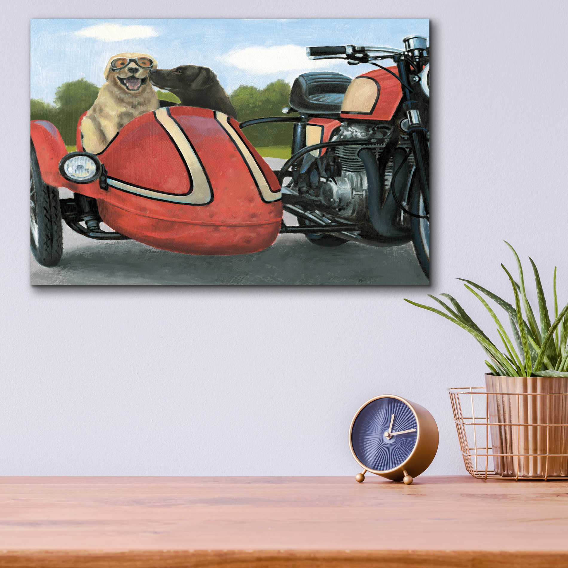 Epic Art 'Born to Be Wild Crop' by James Wiens, Acrylic Glass Wall Art,16x12