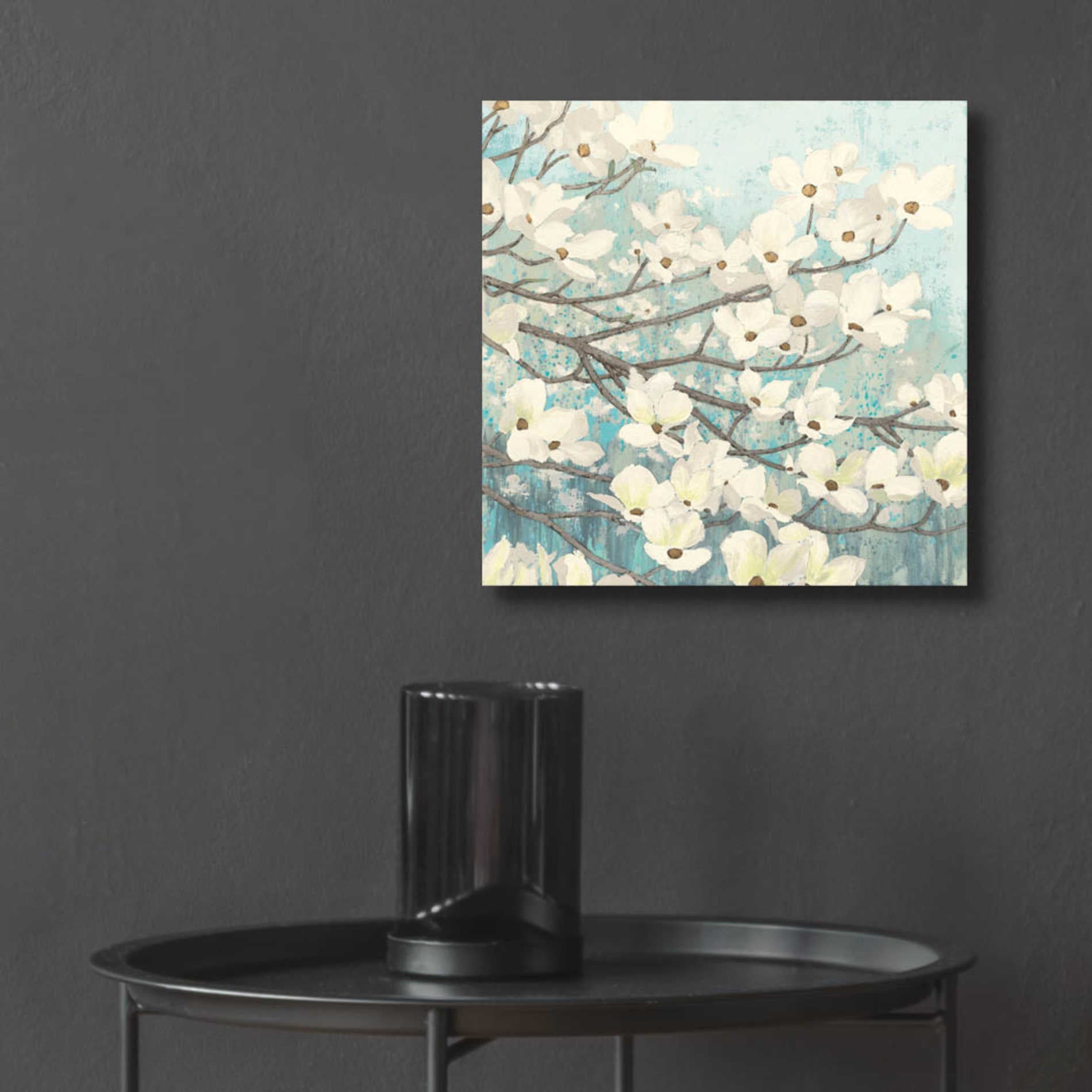 Epic Art 'Dogwood Blossoms' by James Wiens, Acrylic Glass Wall Art,12x12