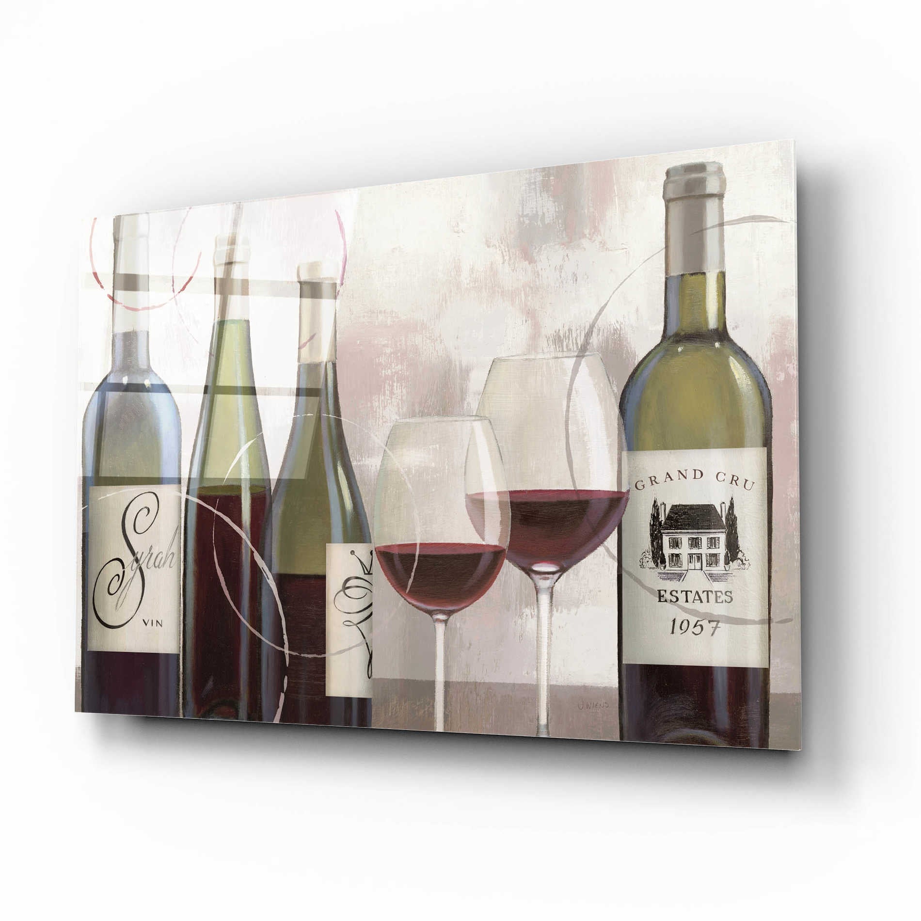 Epic Art 'Taste Appeal Red II' by James Wiens, Acrylic Glass Wall Art,16x12