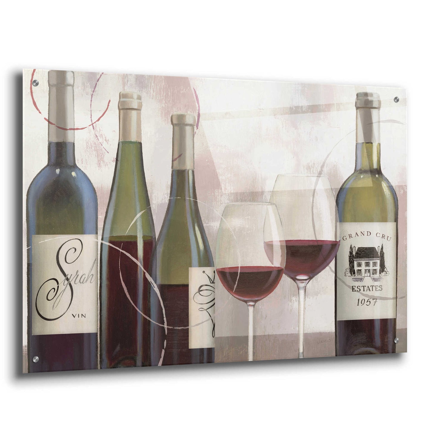 Epic Art 'Taste Appeal Red II' by James Wiens, Acrylic Glass Wall Art,36x24
