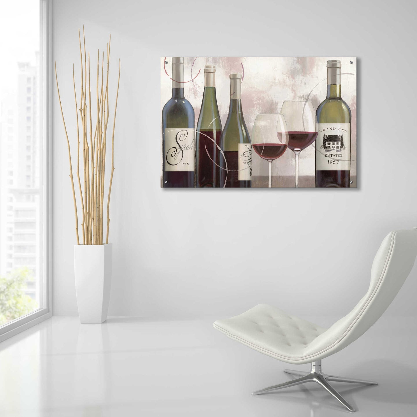 Epic Art 'Taste Appeal Red II' by James Wiens, Acrylic Glass Wall Art,36x24