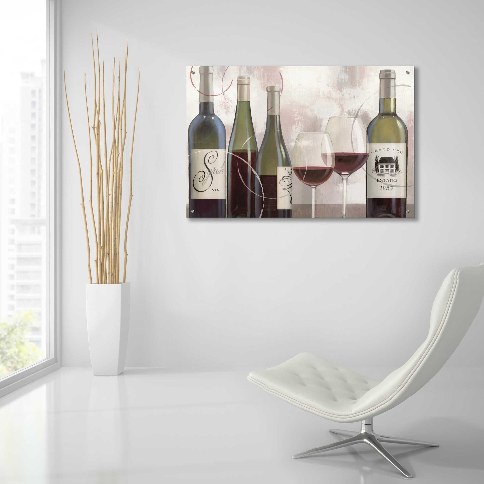 Epic Art 'Taste Appeal Red II' by James Wiens, Acrylic Glass Wall Art,36x24