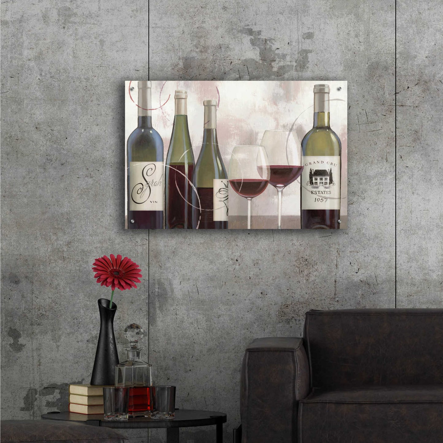 Epic Art 'Taste Appeal Red II' by James Wiens, Acrylic Glass Wall Art,36x24