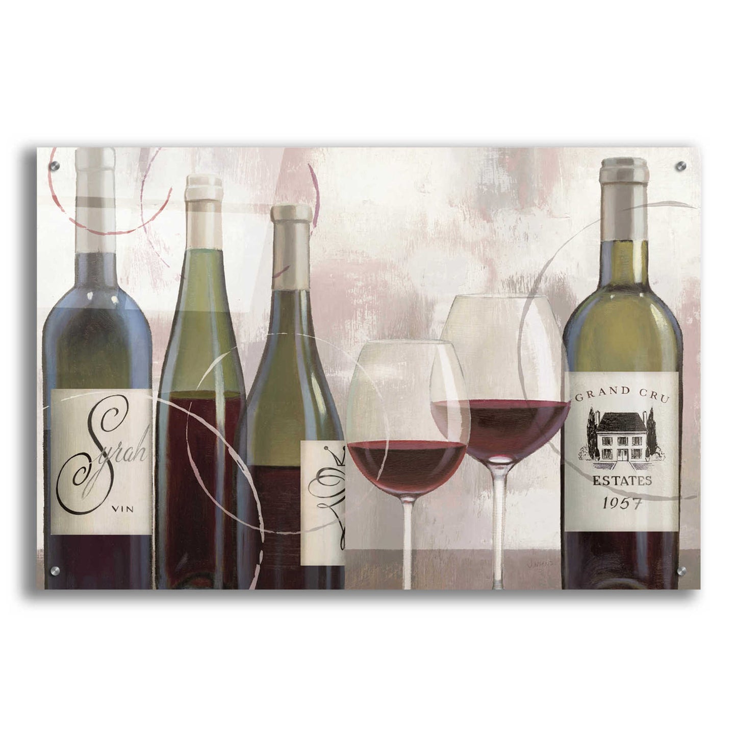 Epic Art 'Taste Appeal Red II' by James Wiens, Acrylic Glass Wall Art,36x24