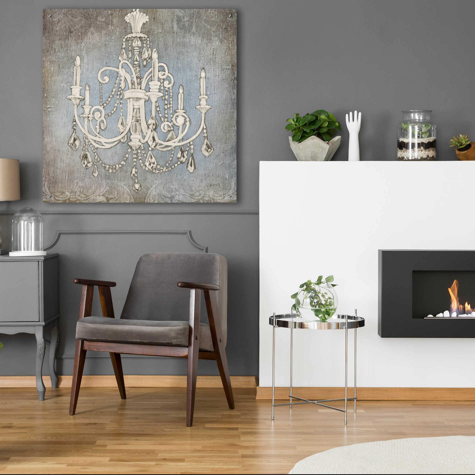 Epic Art 'Luxurious Lights III' by James Wiens, Acrylic Glass Wall Art,36x36