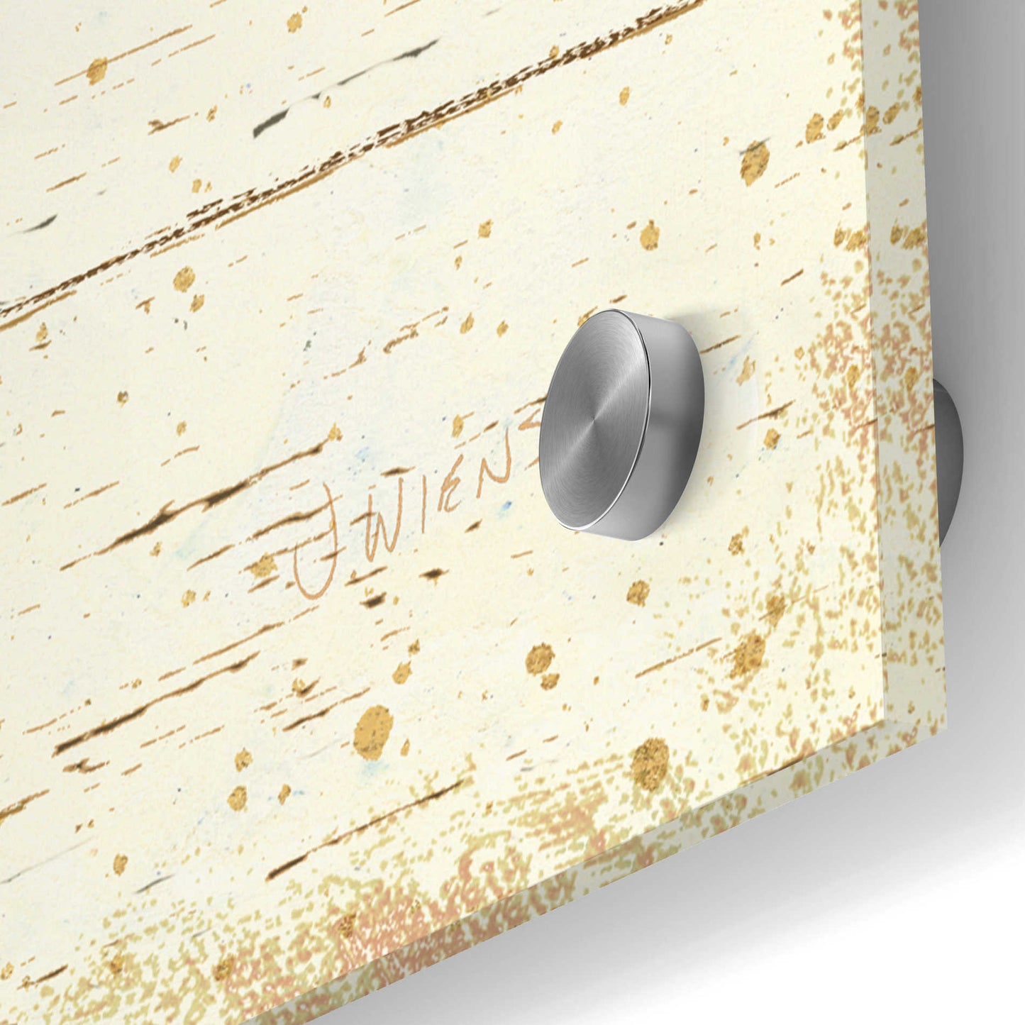 Epic Art 'Golden Nature I' by James Wiens, Acrylic Glass Wall Art,36x36