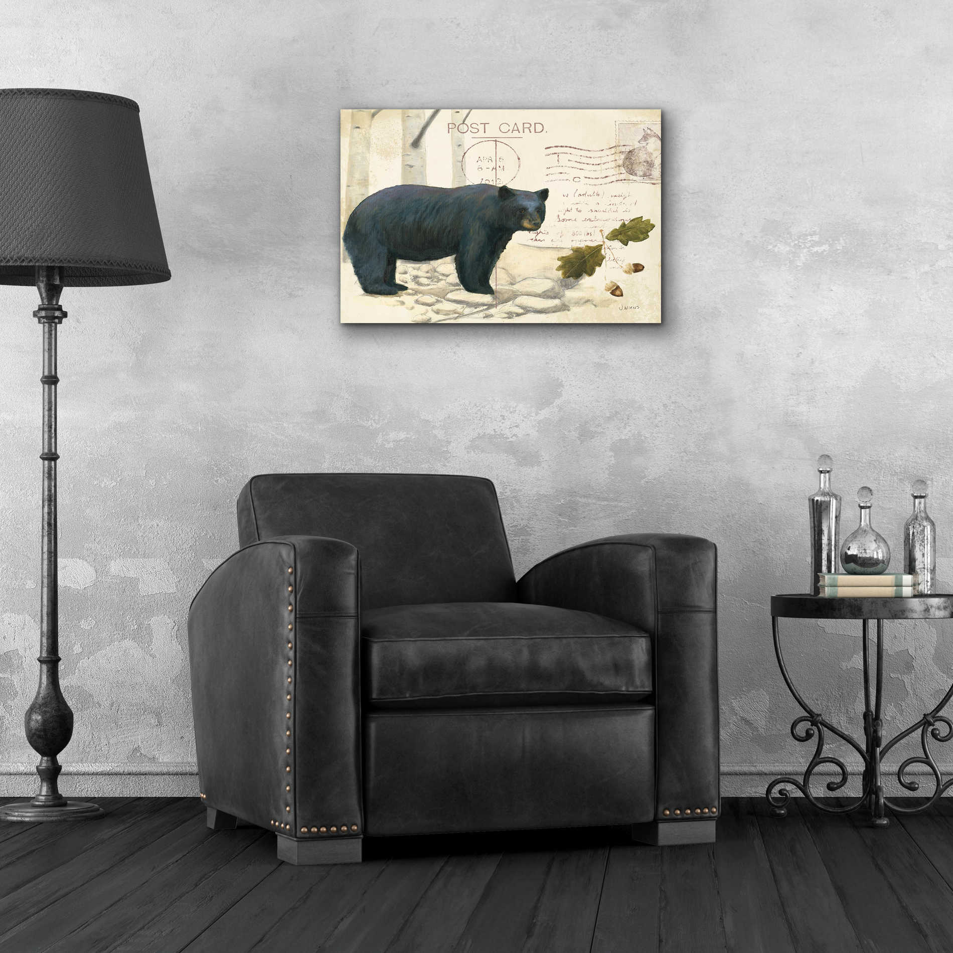 Epic Art 'Northern Wild Bear' by James Wiens, Acrylic Glass Wall Art,24x16
