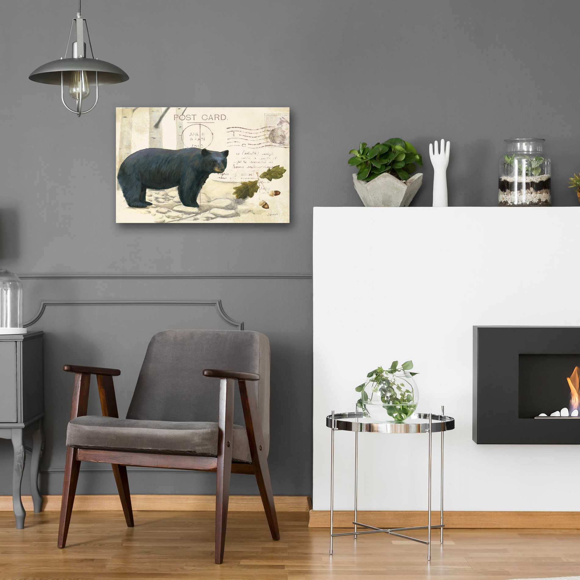Epic Art 'Northern Wild Bear' by James Wiens, Acrylic Glass Wall Art,24x16