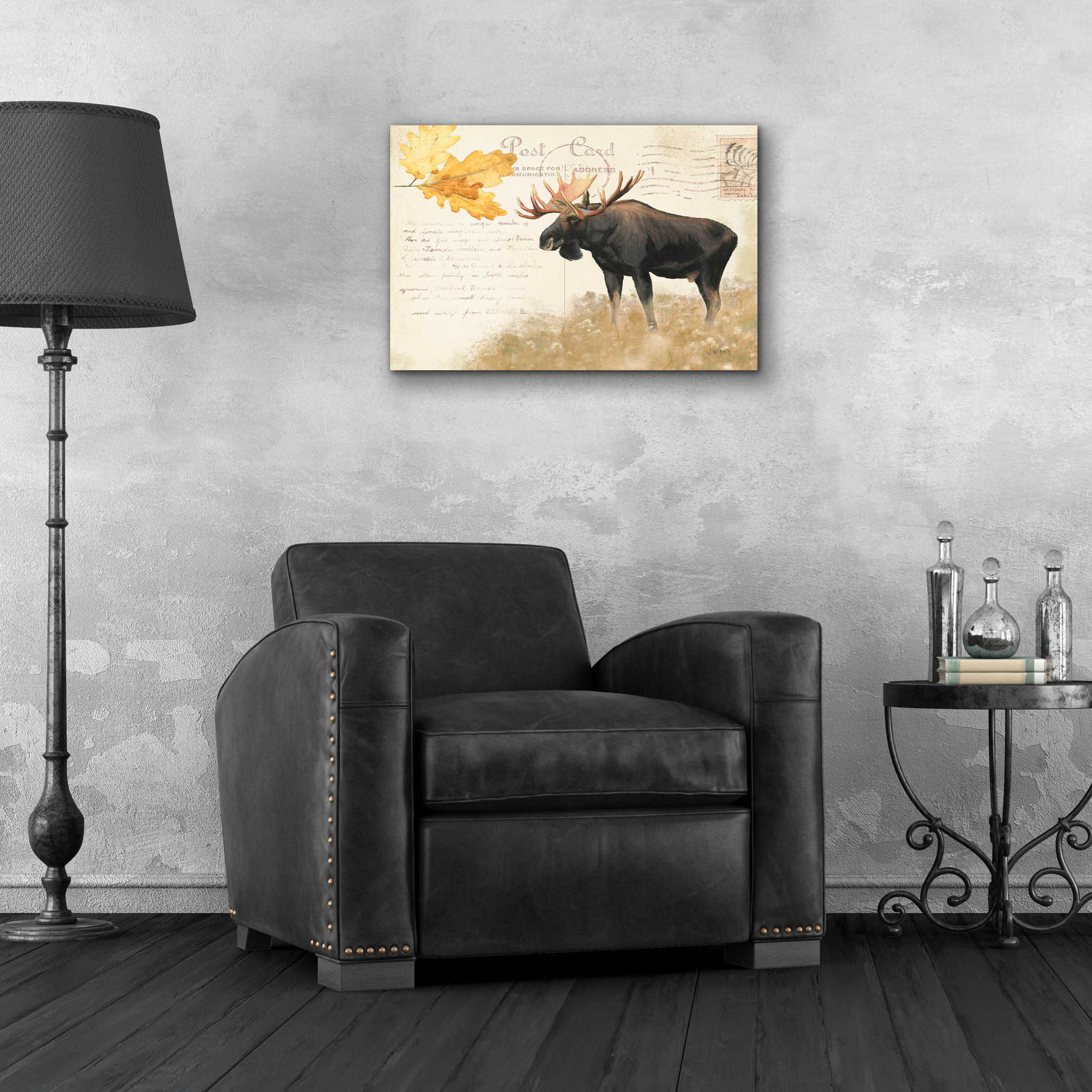 Epic Art 'Northern Wild Moose' by James Wiens, Acrylic Glass Wall Art,24x16