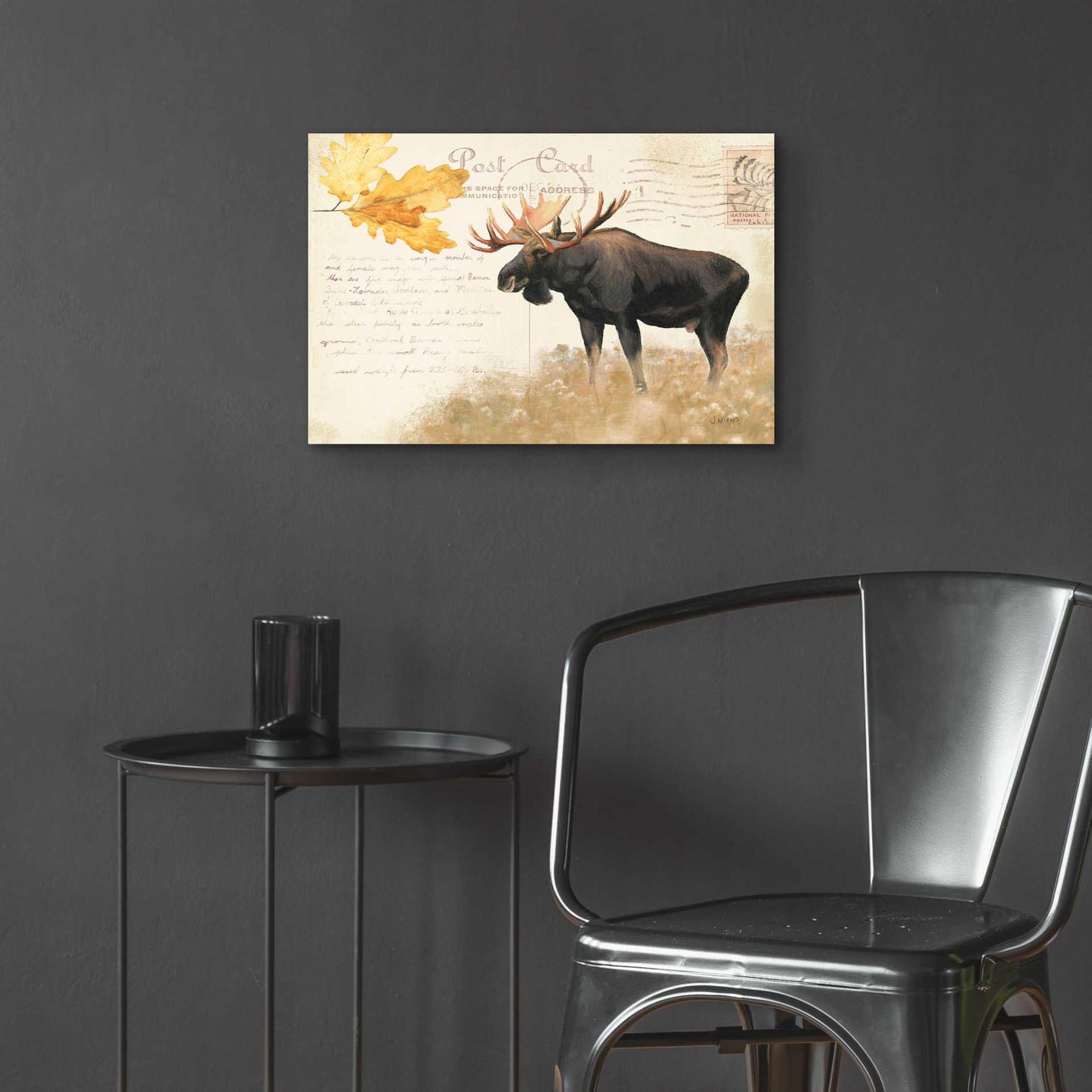 Epic Art 'Northern Wild Moose' by James Wiens, Acrylic Glass Wall Art,24x16