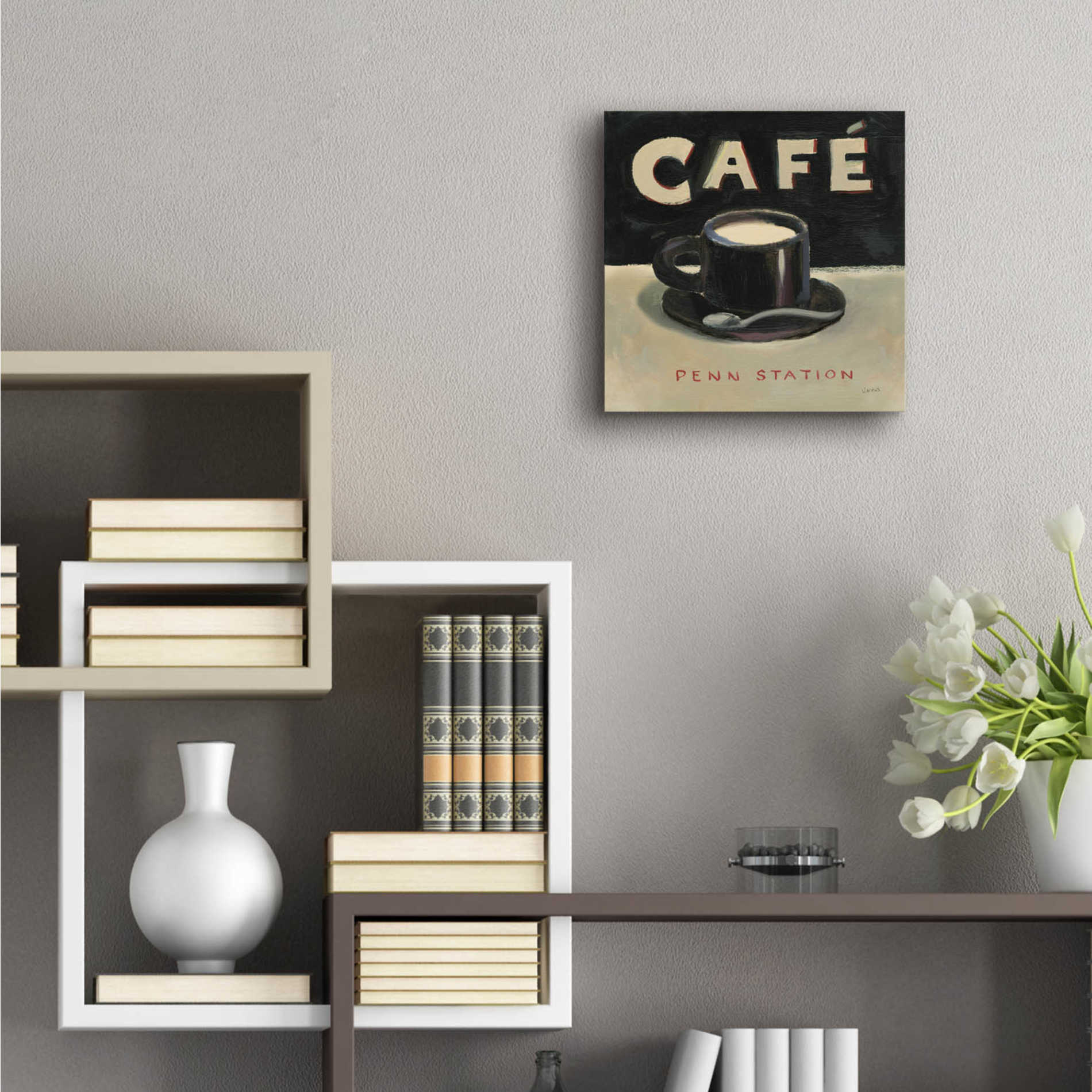 Epic Art 'Coffee Spot I' by James Wiens, Acrylic Glass Wall Art,12x12