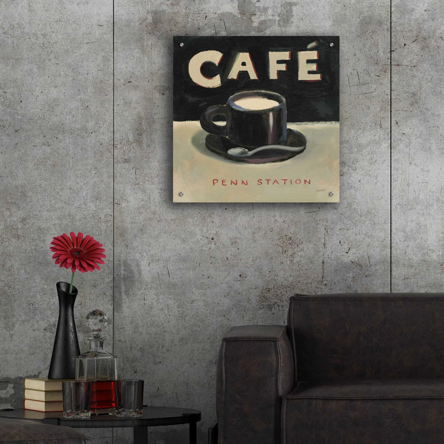 Epic Art 'Coffee Spot I' by James Wiens, Acrylic Glass Wall Art,24x24