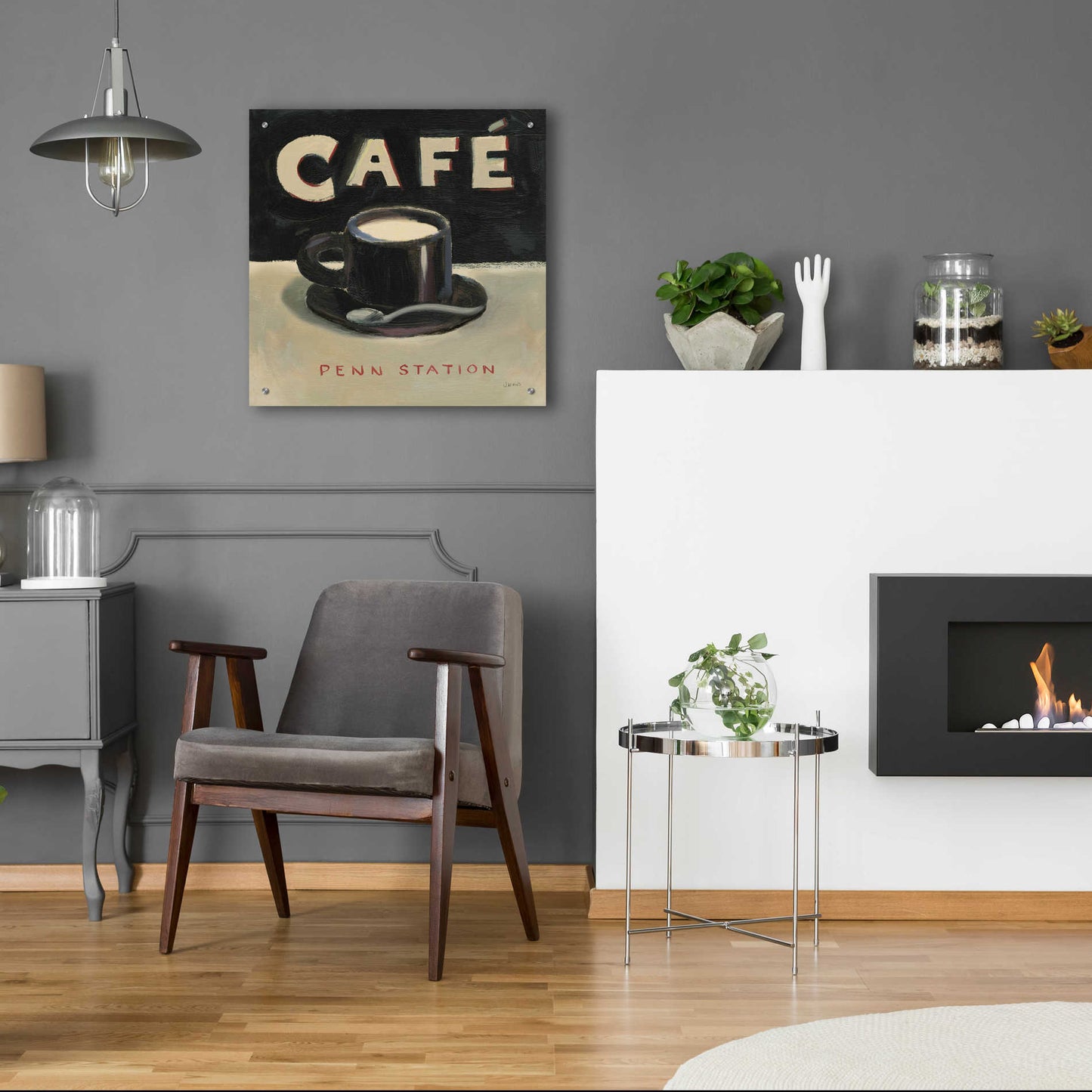 Epic Art 'Coffee Spot I' by James Wiens, Acrylic Glass Wall Art,24x24