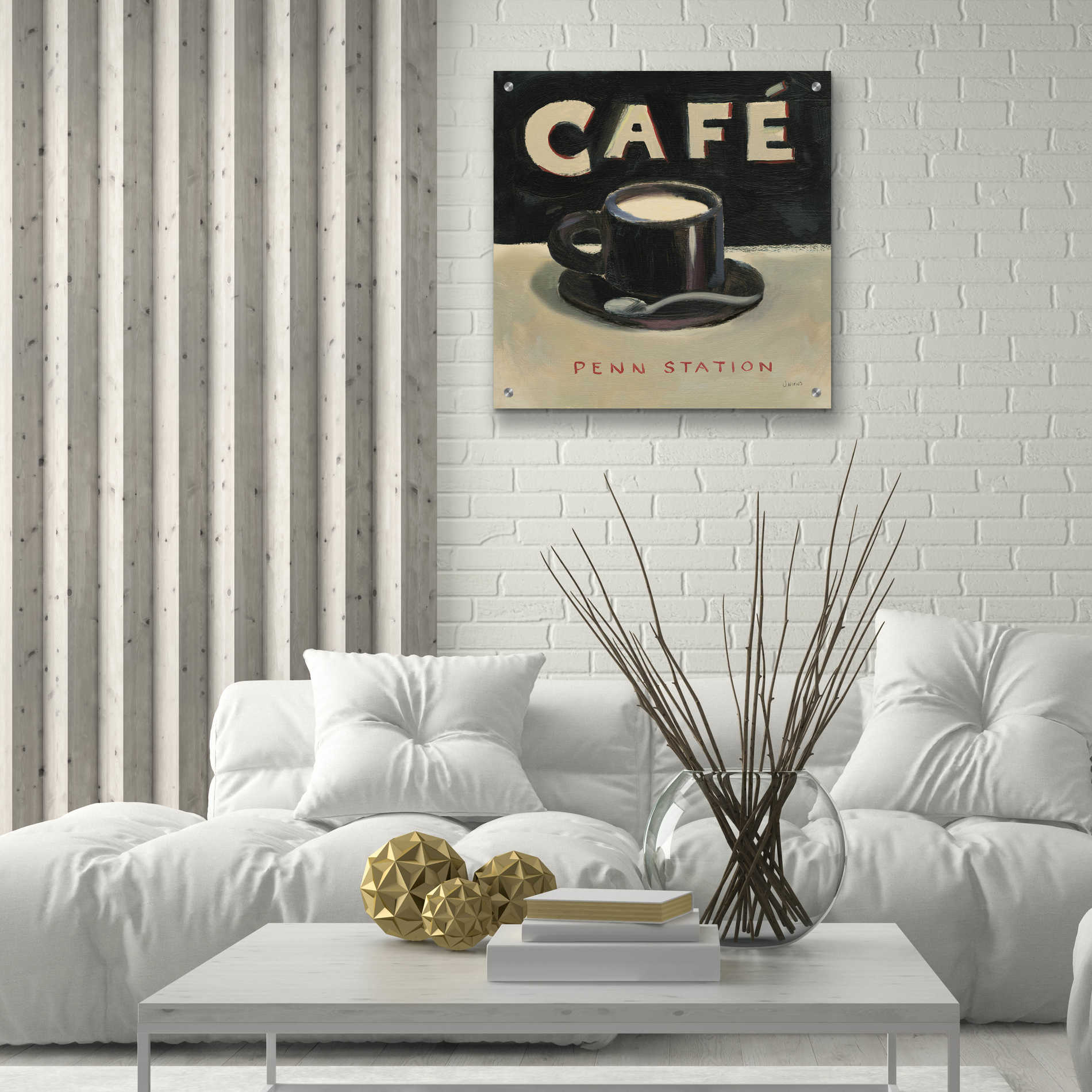 Epic Art 'Coffee Spot I' by James Wiens, Acrylic Glass Wall Art,24x24