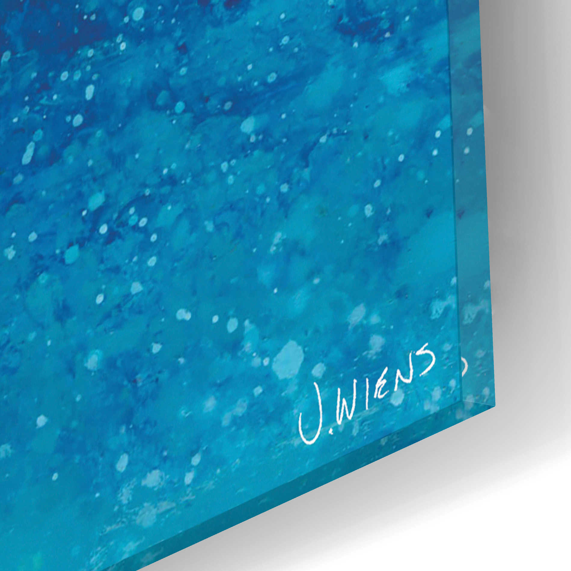 Epic Art 'Underwater Quotes I' by James Wiens, Acrylic Glass Wall Art,12x12